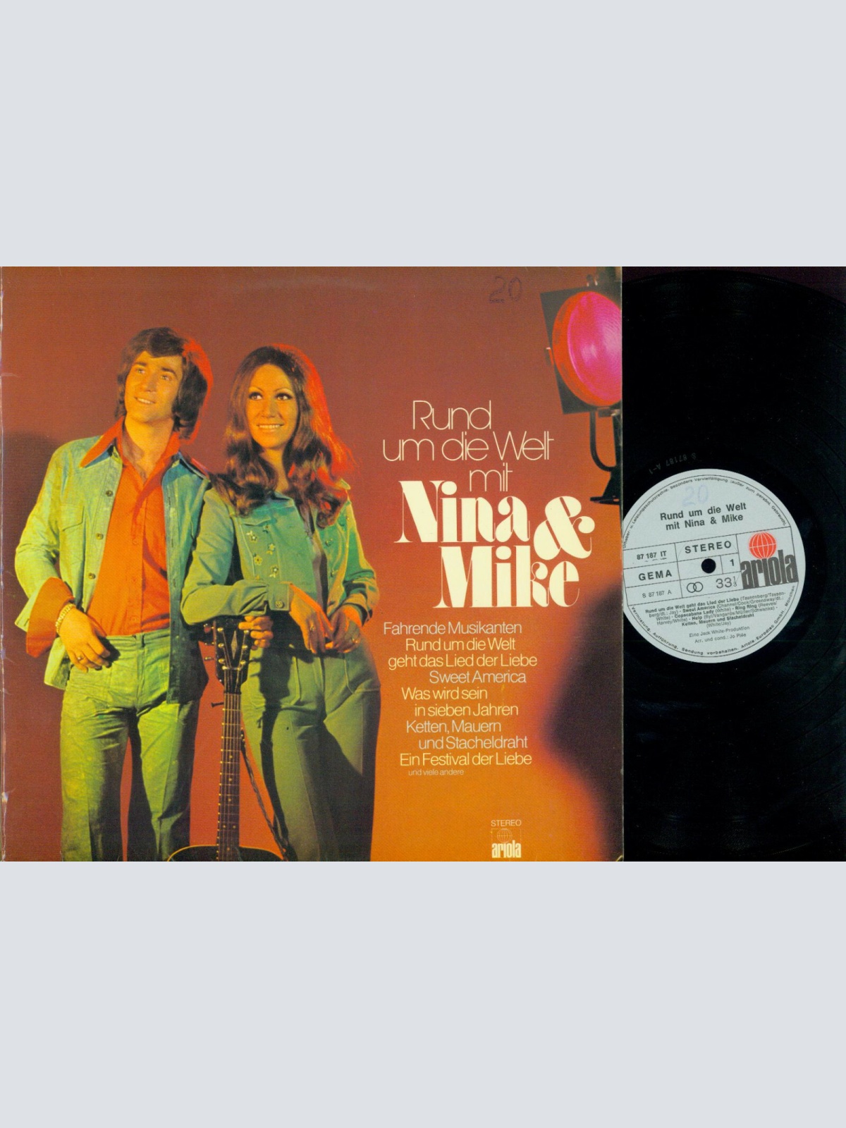 LP--  Nina & Mike  Rund Um Die Welt Mit Nina & Mike