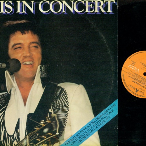DLP-- Elvis Presley – Elvis In Concert //  Sweden