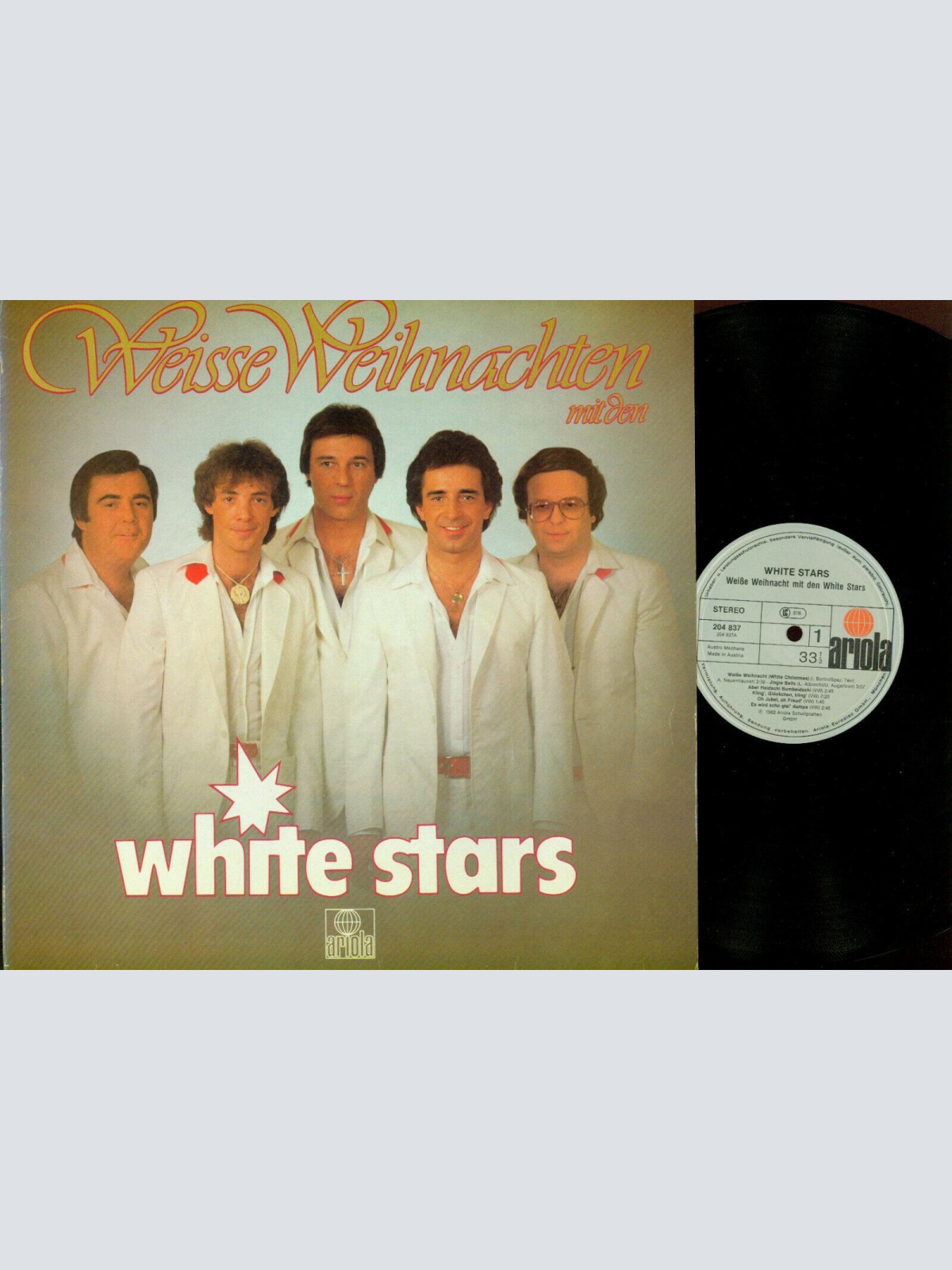 LP--  White Stars – Weisse Weihnachten Mit Den White Stars
