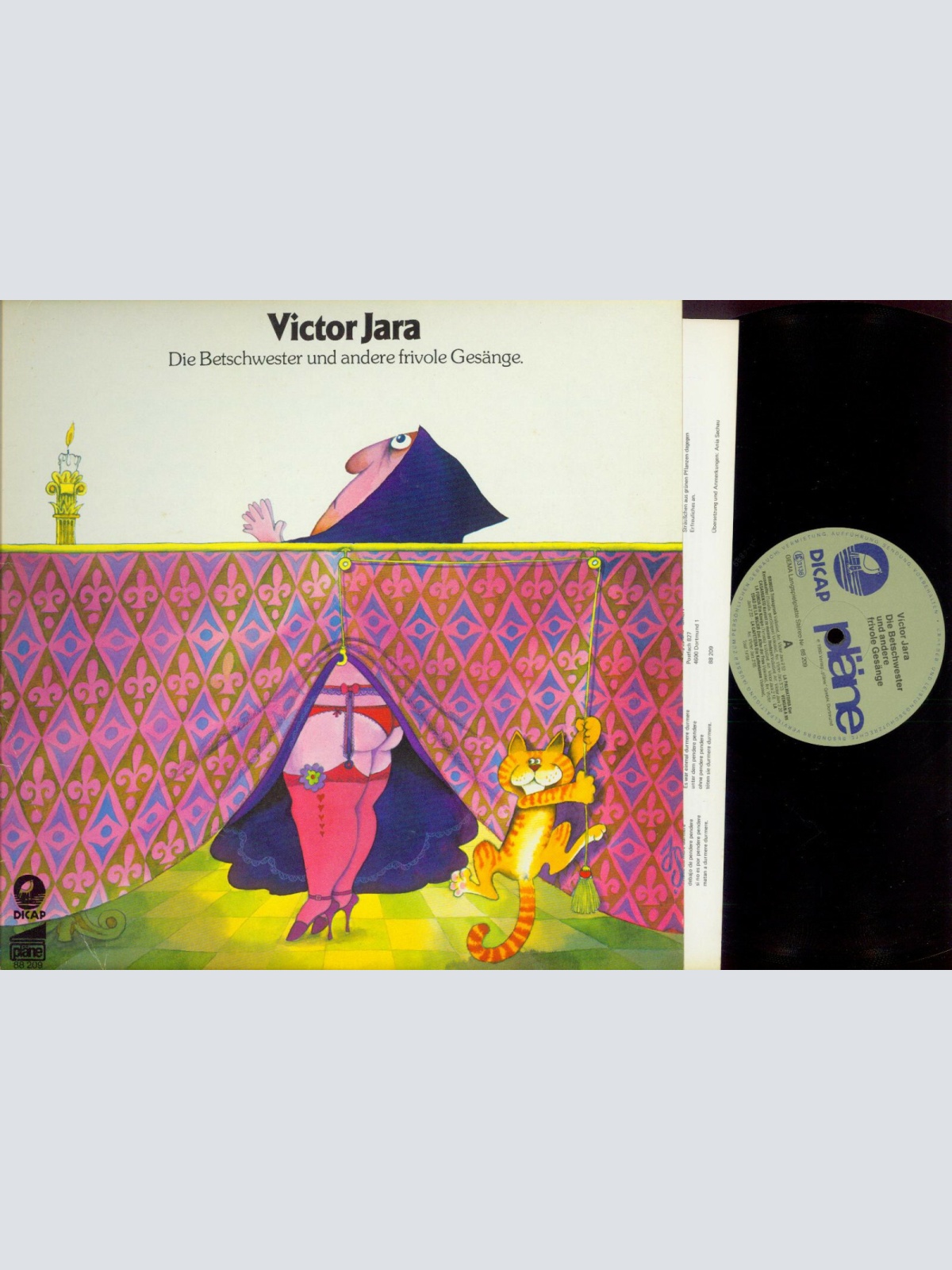 LP--   Victor Jara – Die Betschwester Und Andere Frivole Gesänge