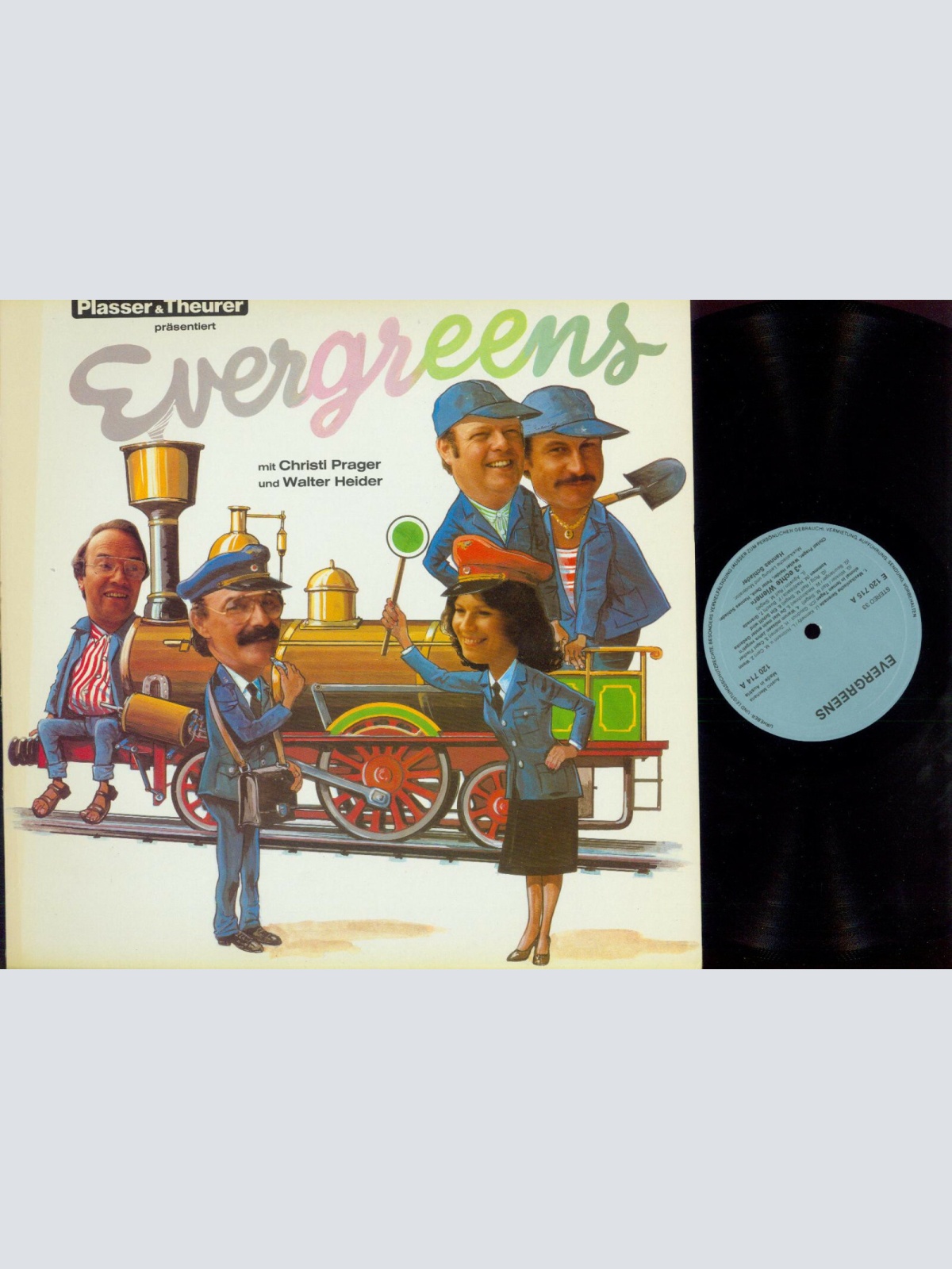 LP--  3 Echte Wiener – Evergreens