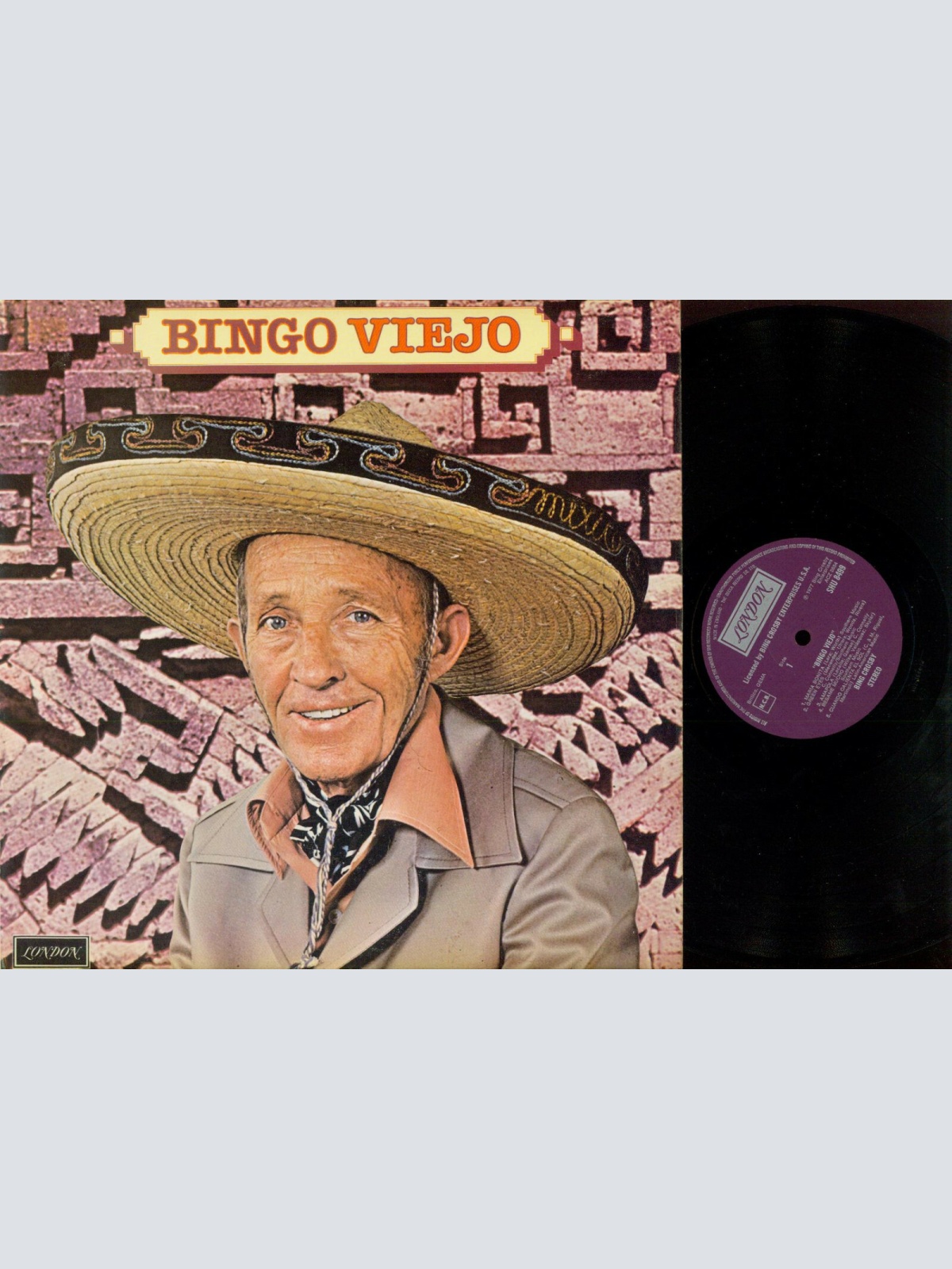 LP--   Bing Crosby  Bingo Viejo