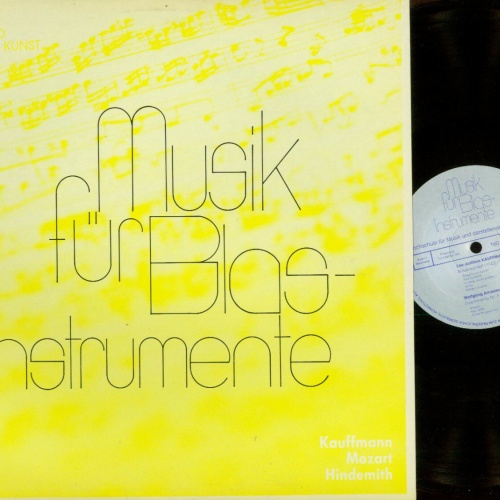 LP--  Musik für Blasinstrumente //  Kauffmann / Mozart