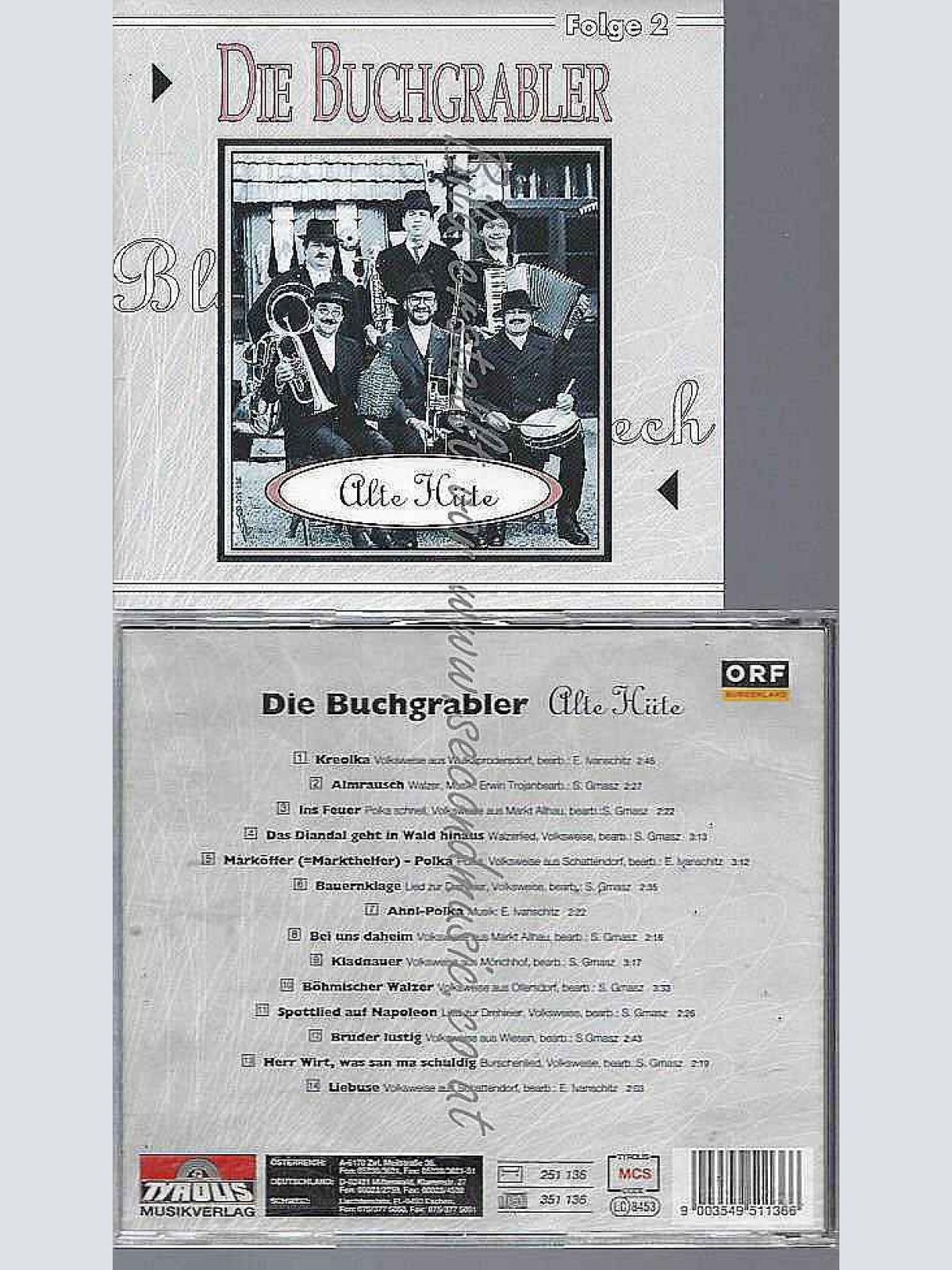 CD--DIE BUCHGRABLER | --ALTE HÜTE FOLGE 2