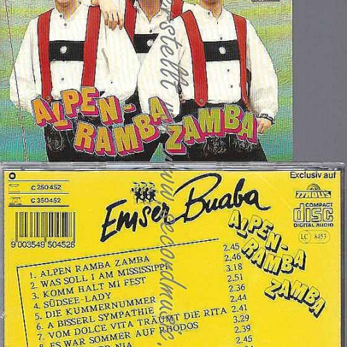 CD--EMSER BUABA | --ALPEN-RAMBA-ZAMBA