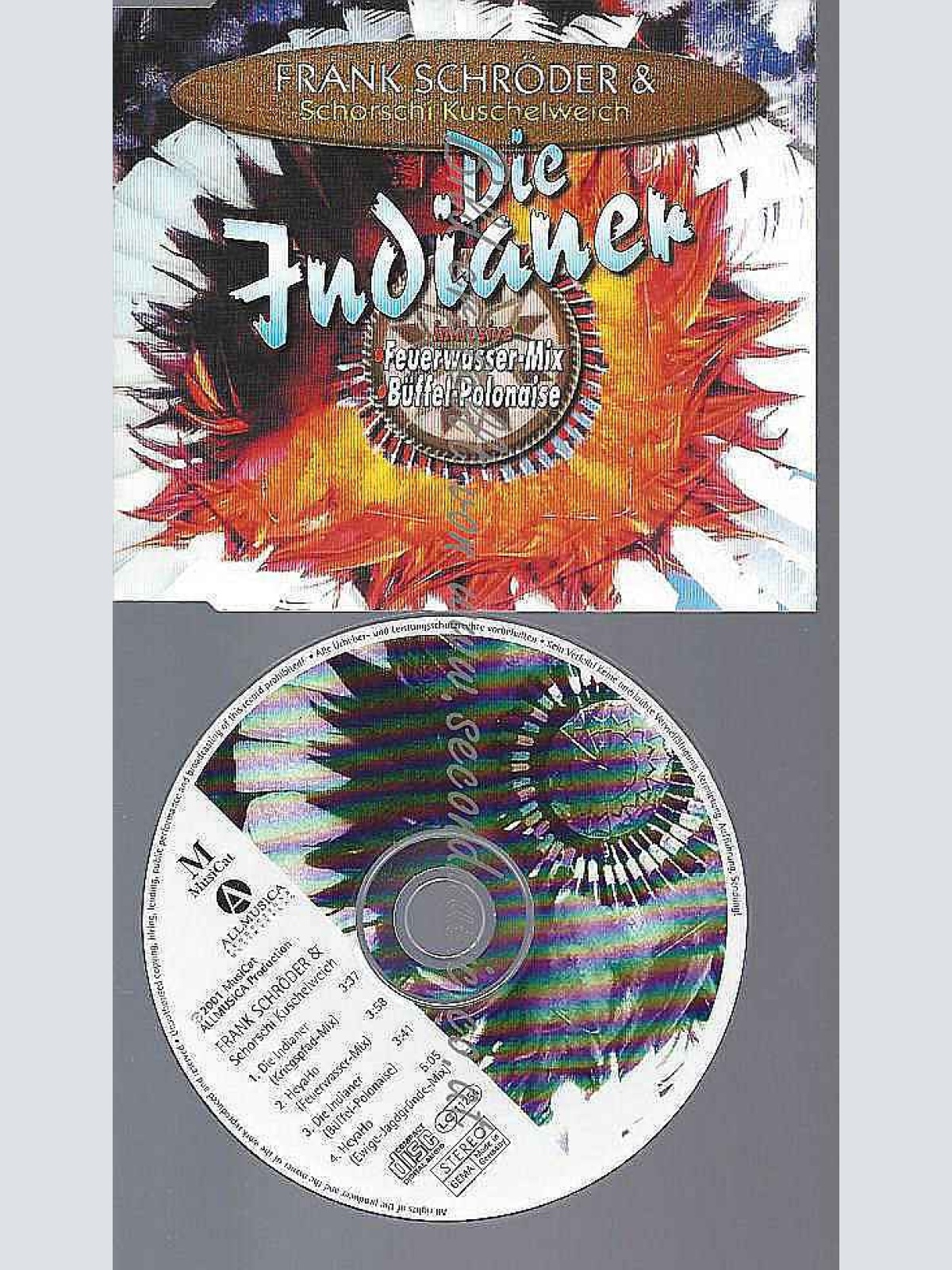 CD--Frank Schröder -- Die Indianer