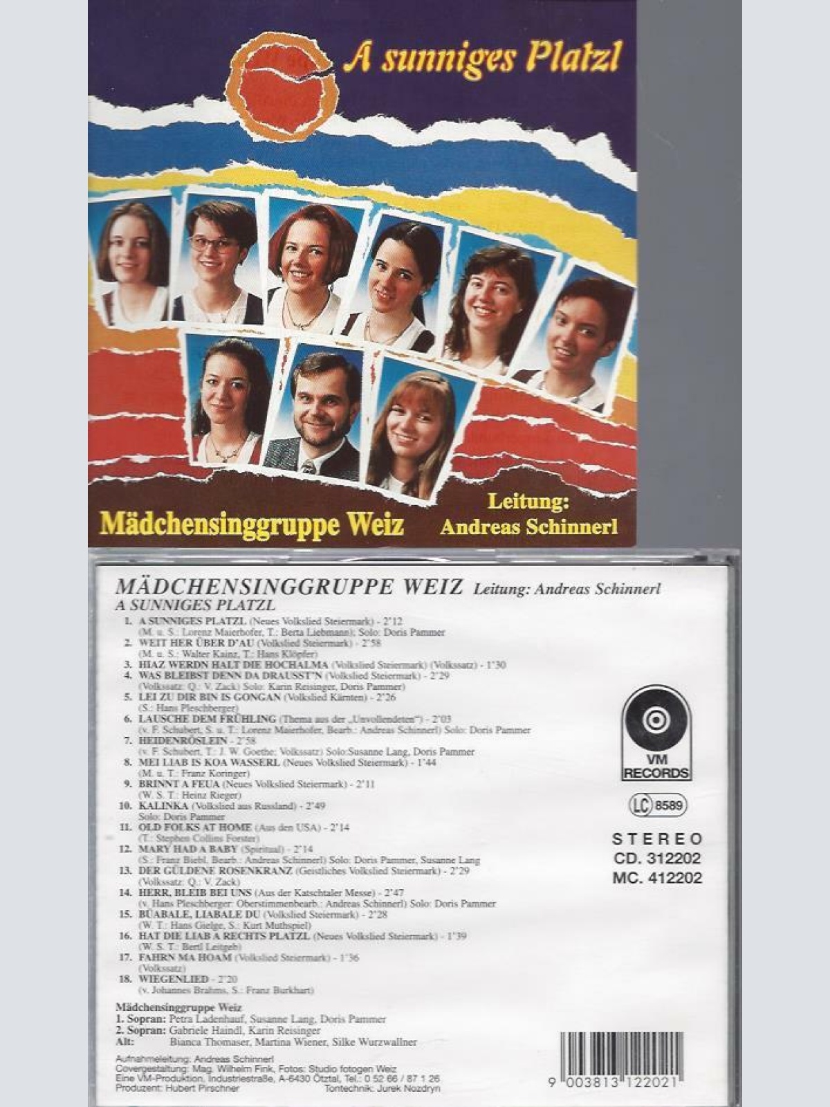 CD-A sunniges Platz Mädchensinggruppe Weiz