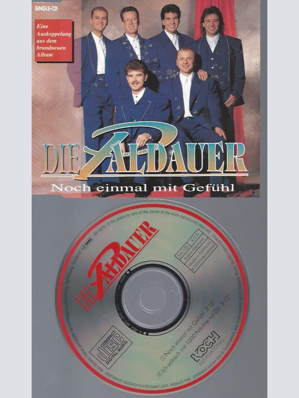 CD-  Die Paldauer Noch einmal mit Gefühl