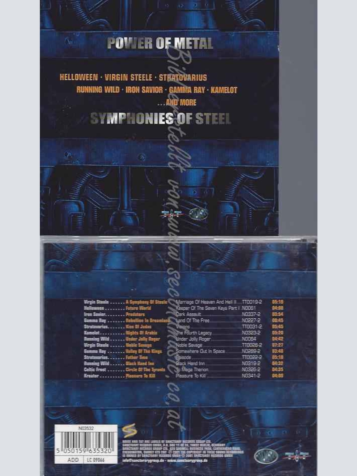 CD-    Various  Power Of Metal / Symphonies Of Steel