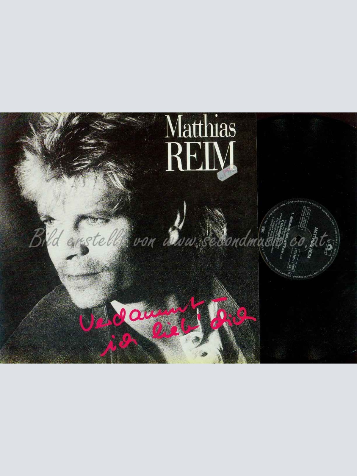 LP- MAXI--  Matthias Reim  Verdammt, Ich Lieb' Dich