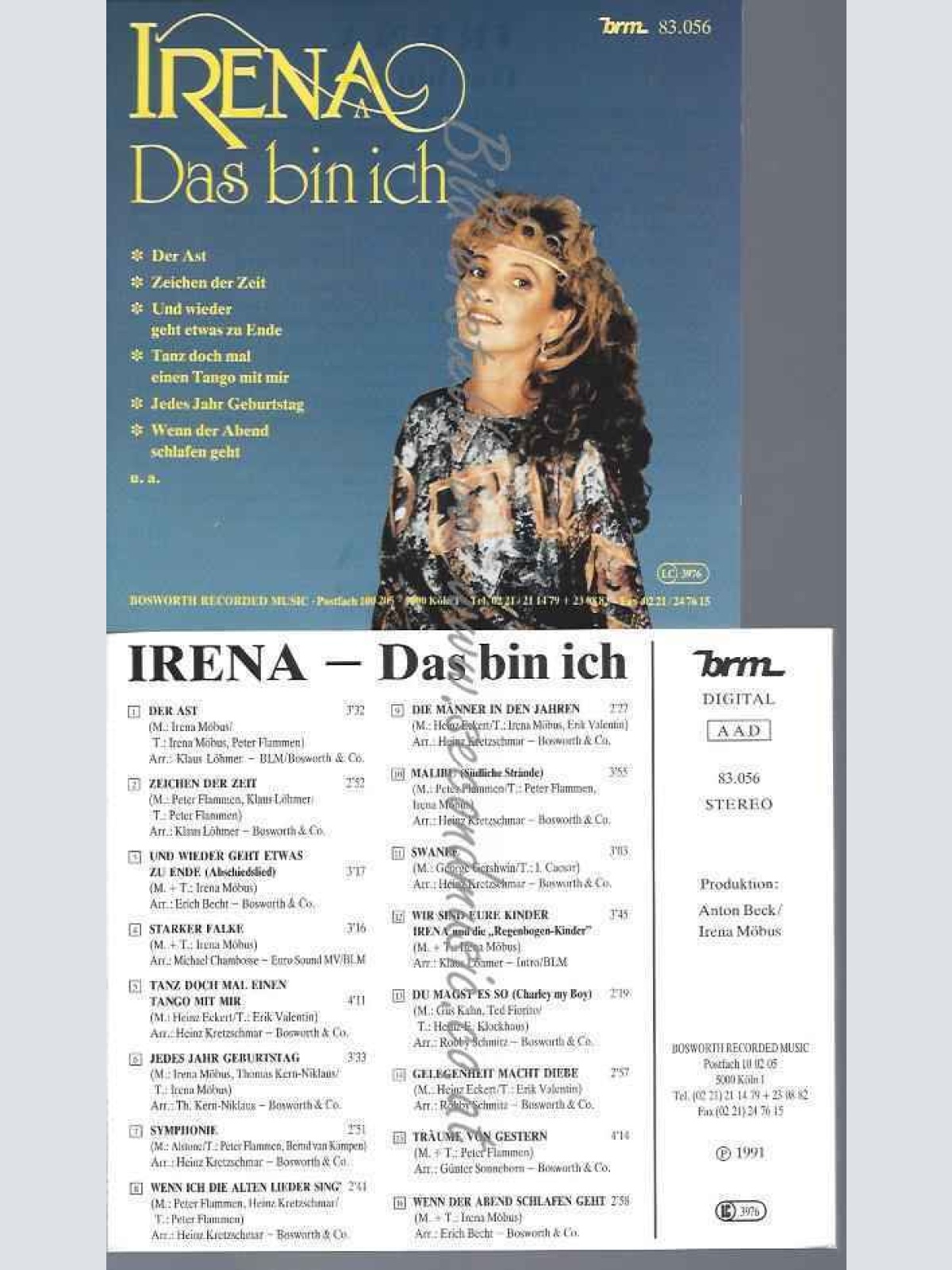 CD--Irena Das bin Ich