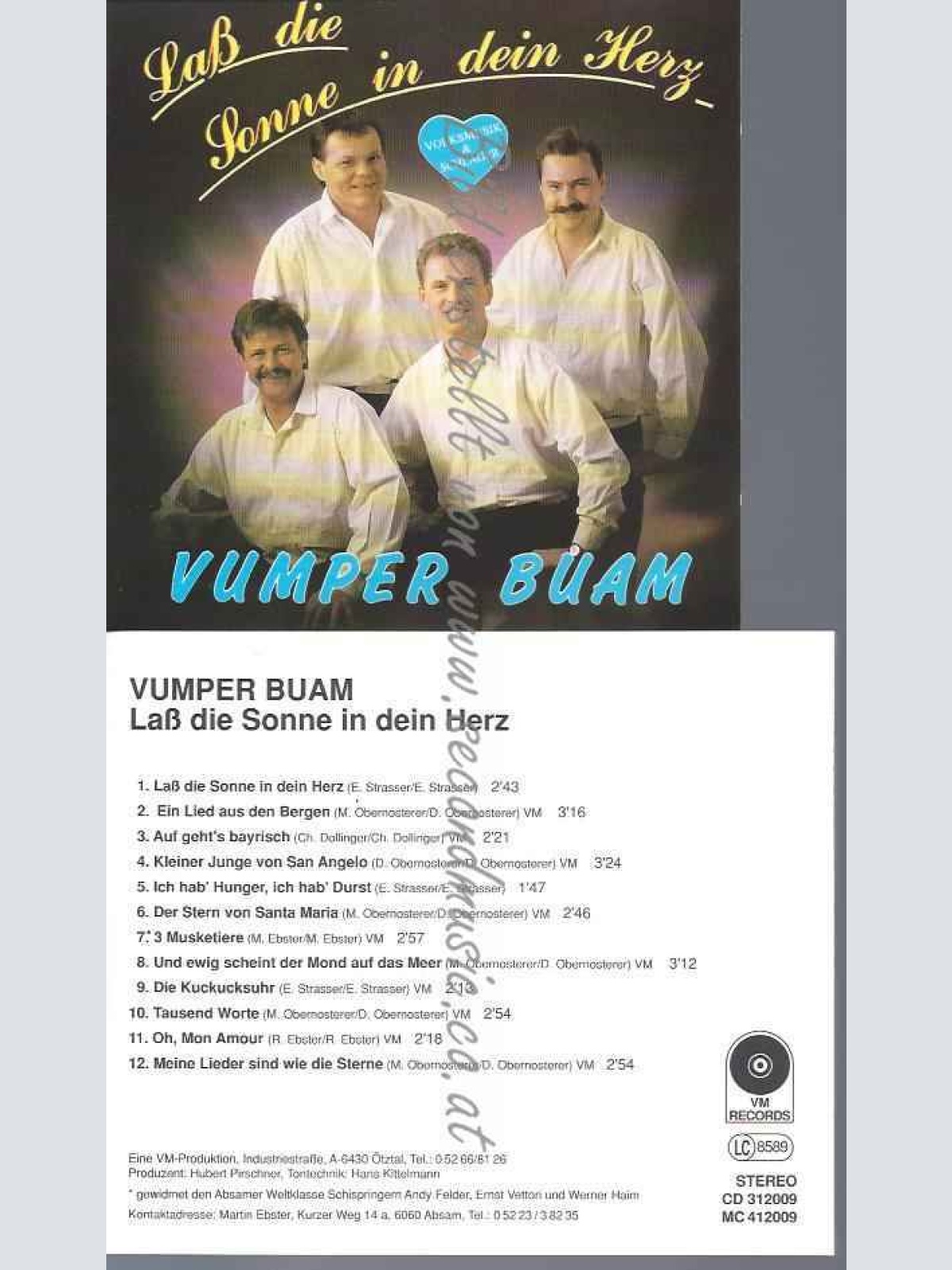 CD--Vumper Buam Laß die Sonne in dein Herz // VM Records
