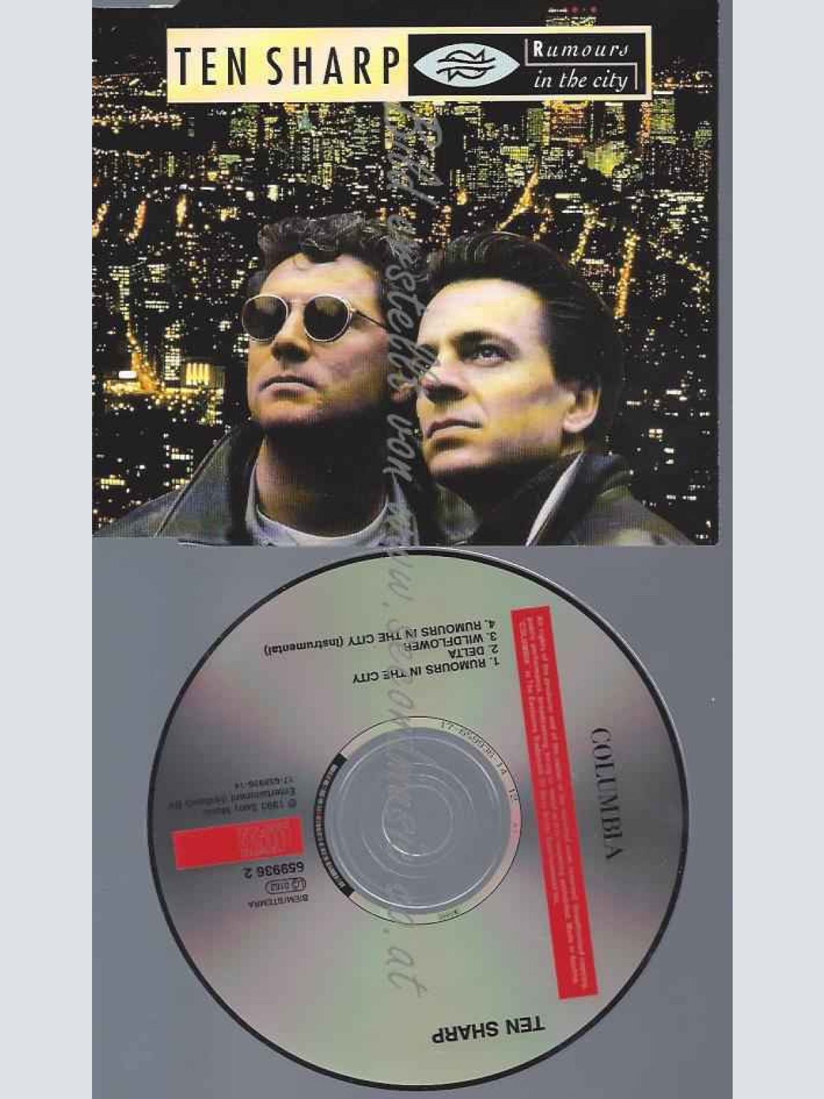 CD-- Ten Sharp  Rumours In The City