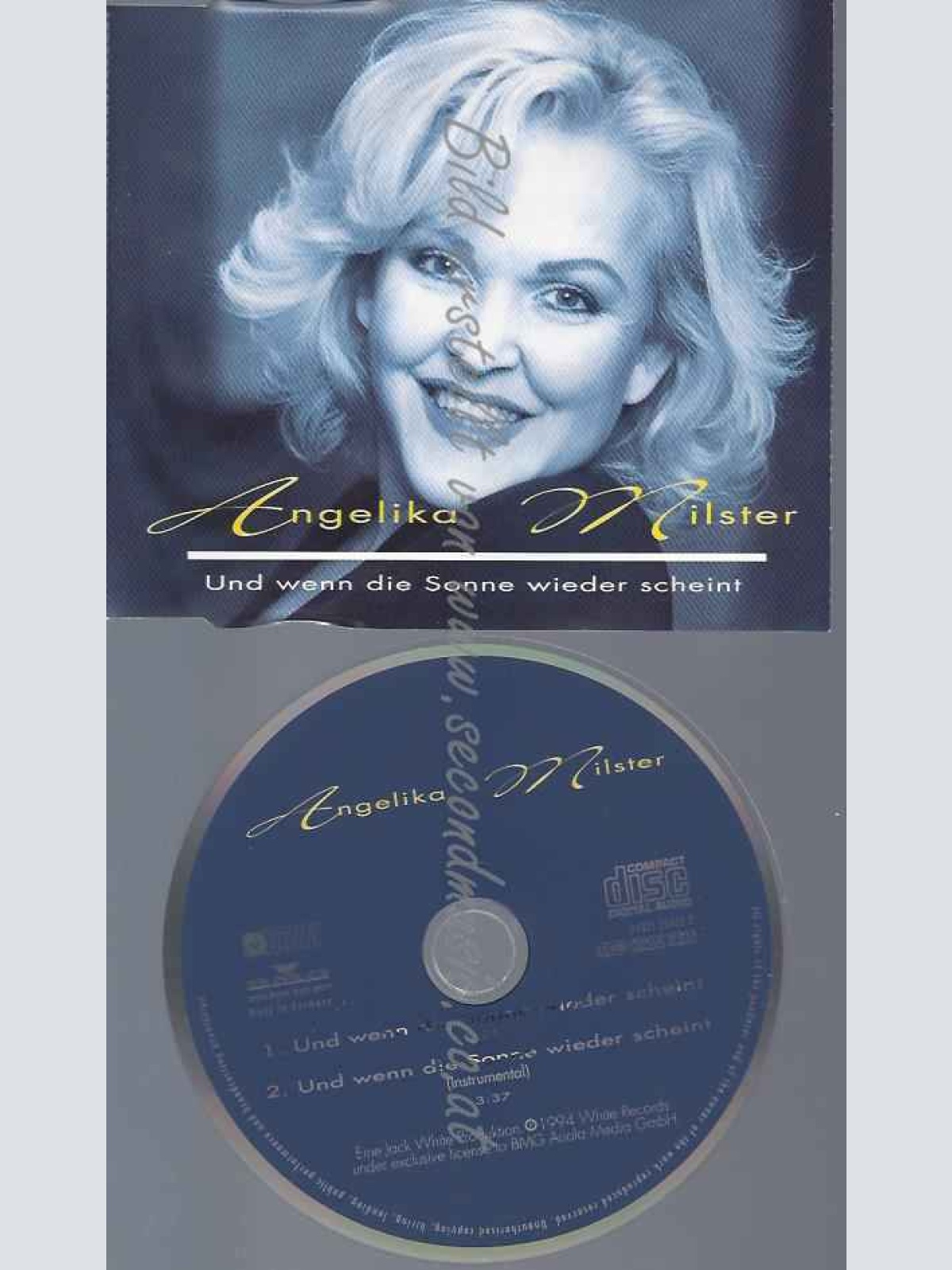 CD--  Angelika Milster  Und Wenn Die Sonne Wieder Scheint