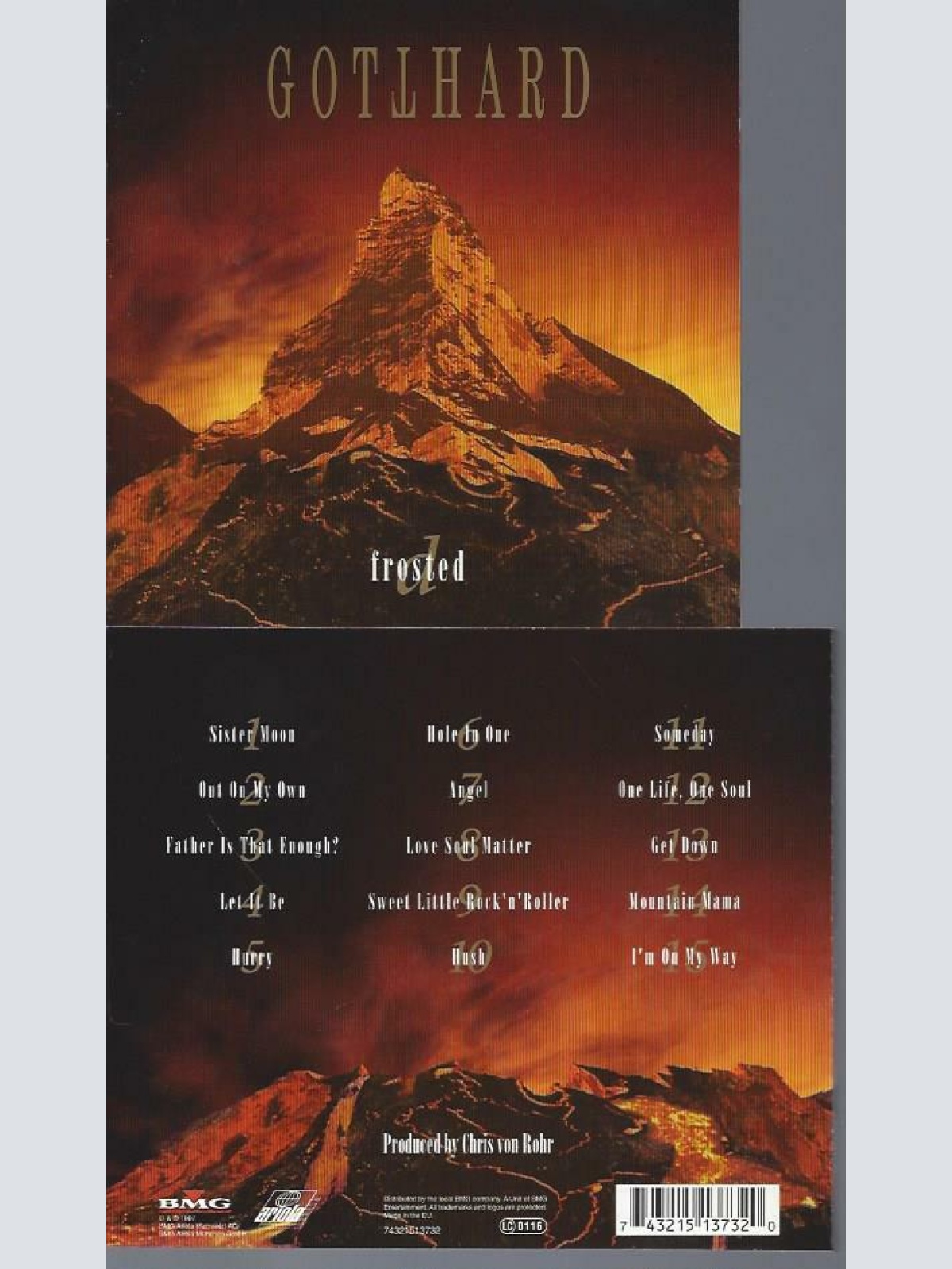 CD -  Gotthard ‎– D Frosted