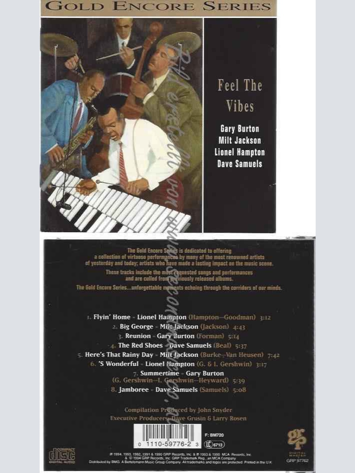 CD--VARIOUS--FEEL THE VIBES