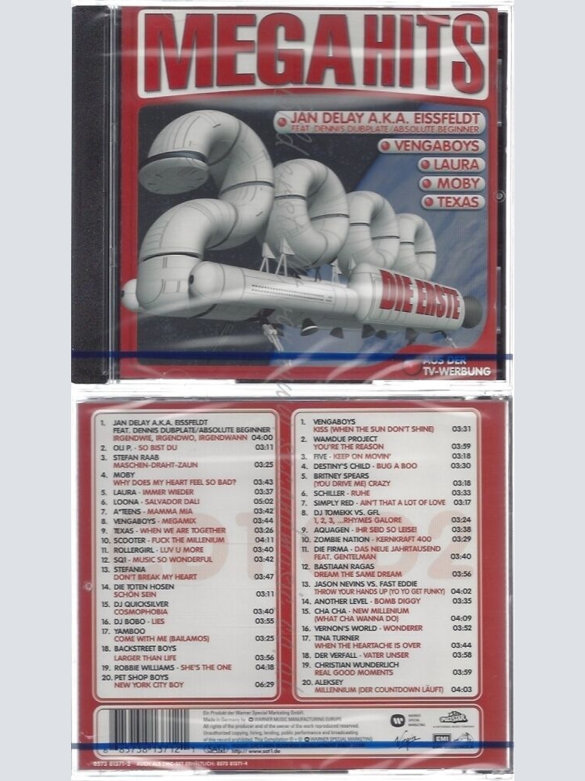 CD--NM-SEALED-VARIOUS -1999- - DOPPEL-CD -- MEGAHITS 2000