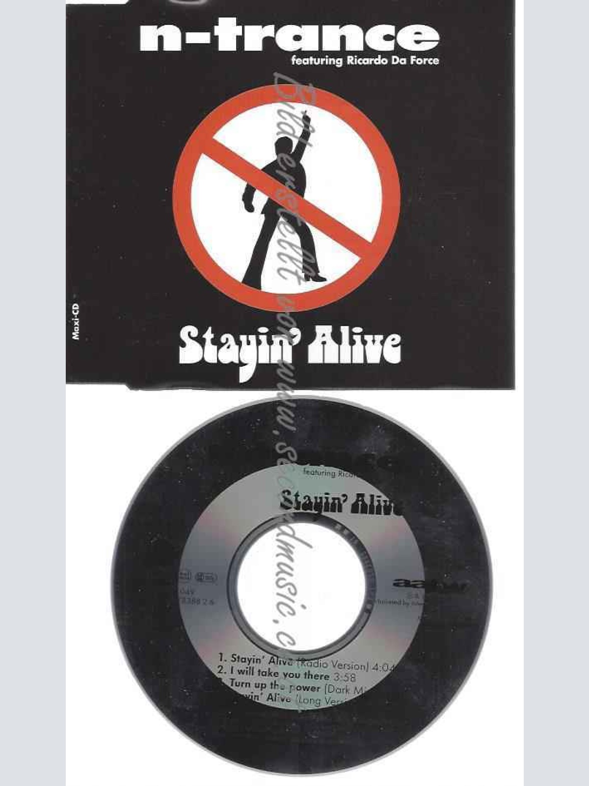 CD--N-TRANCE UND RICARDO DA FORCE--STAYIN' ALIVE '95