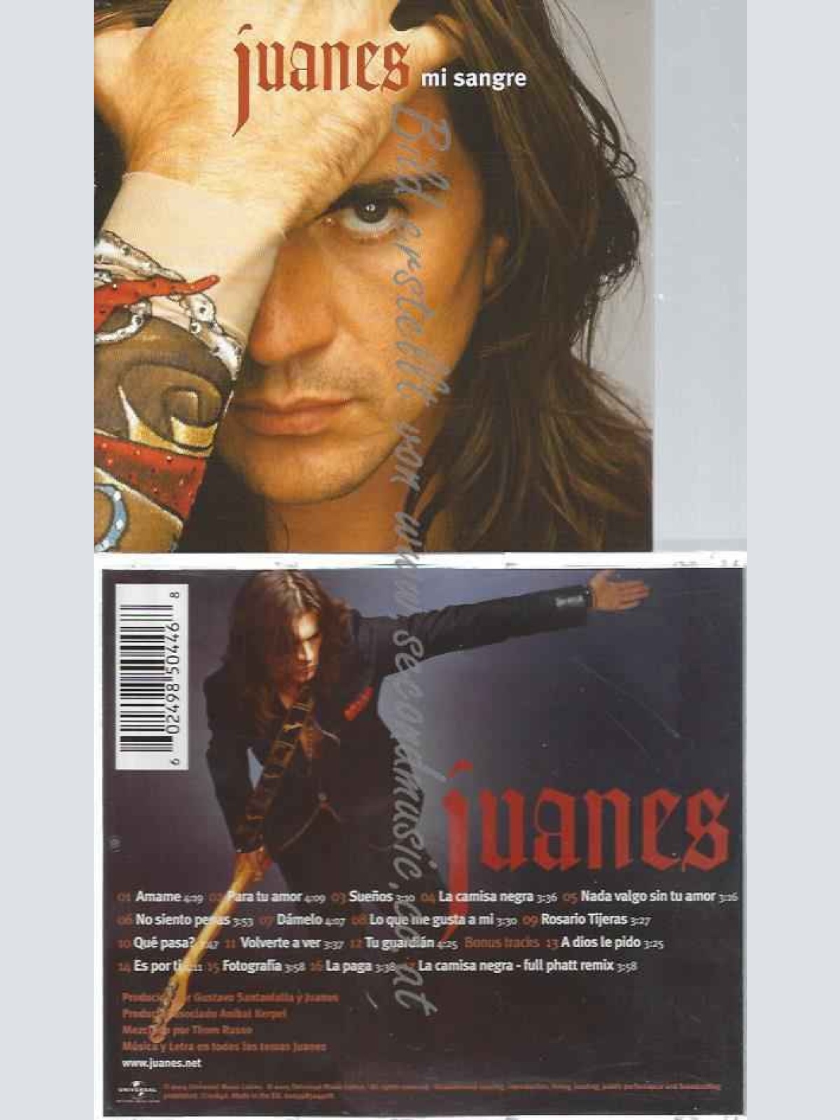 CD--JUANES--MI SANGRE (NEW VERSION)