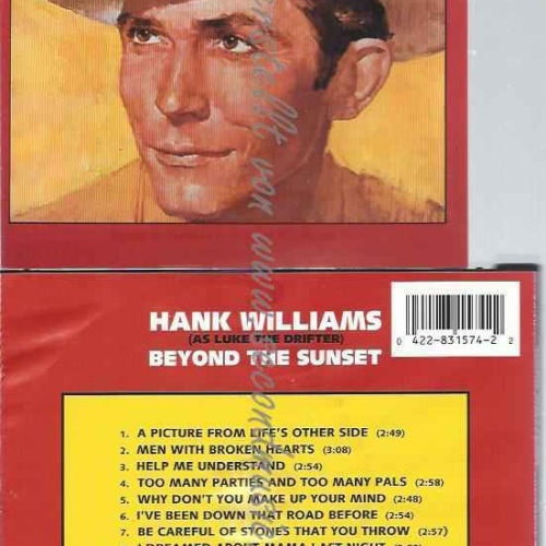 CD--HANK WILLIAMS SR.--BEYOND THE SUNSET