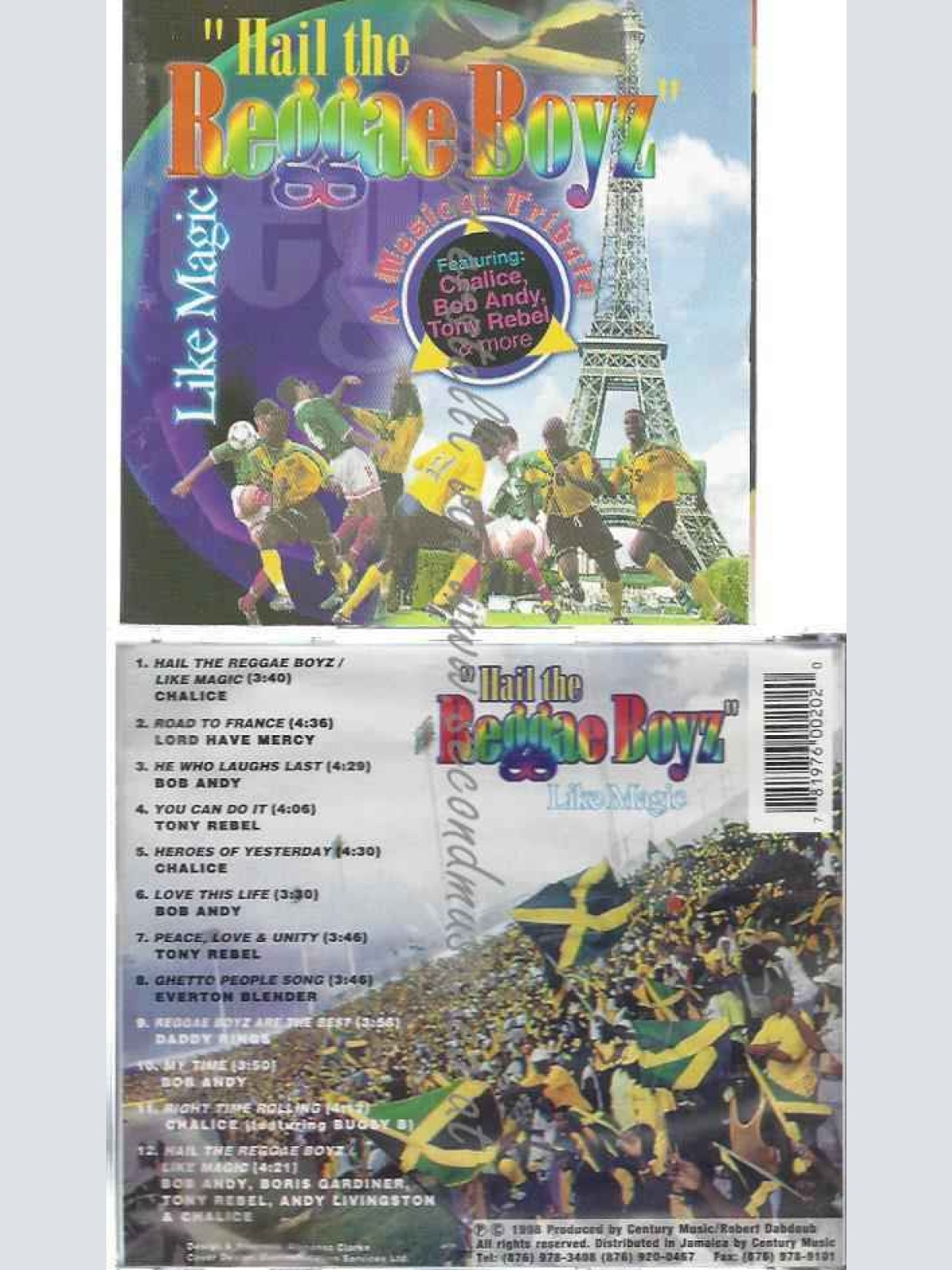 CD--HAIL THE REGGAE BOYZ:LIKE MAGI--HAIL THE REGGAE BOYZ:LIKE MAGI