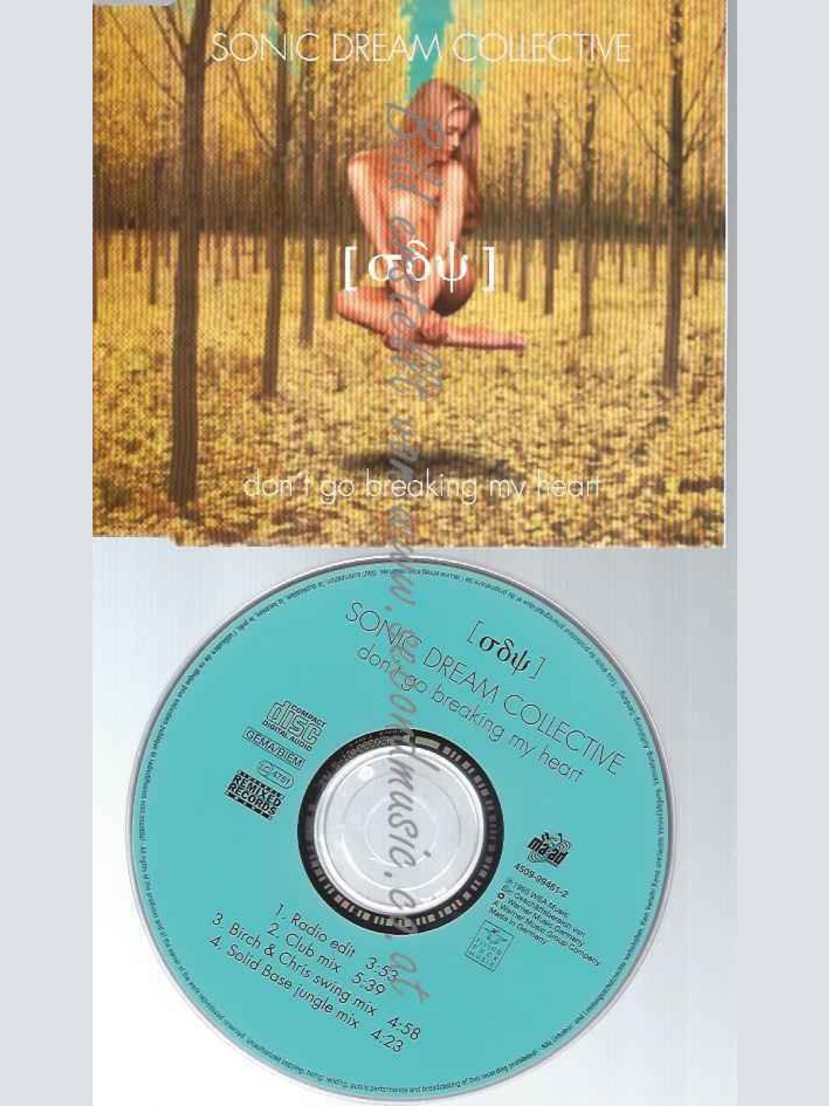 CD--SONIC DREAM COLLECTIVE--DON'T GO BREAKING MY HEART