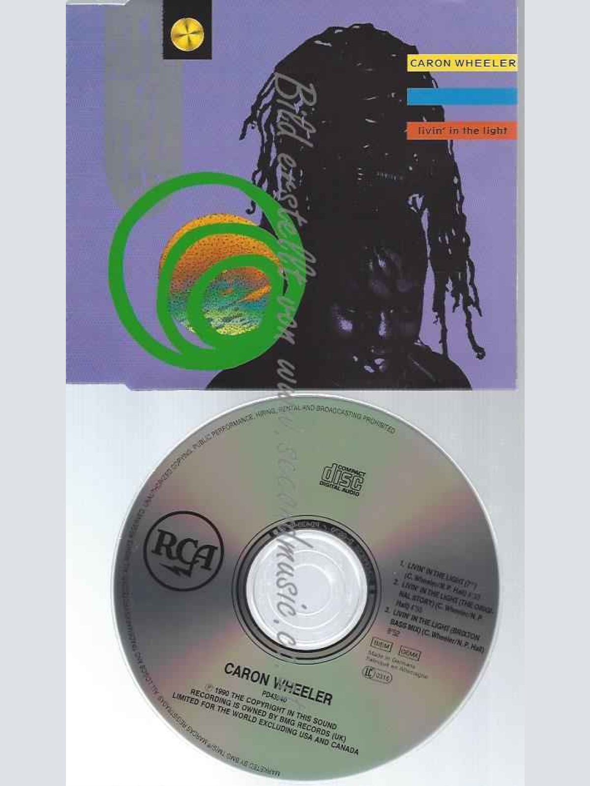 CD--CARON WHEELER--LIVIN' IN THE LIGHT