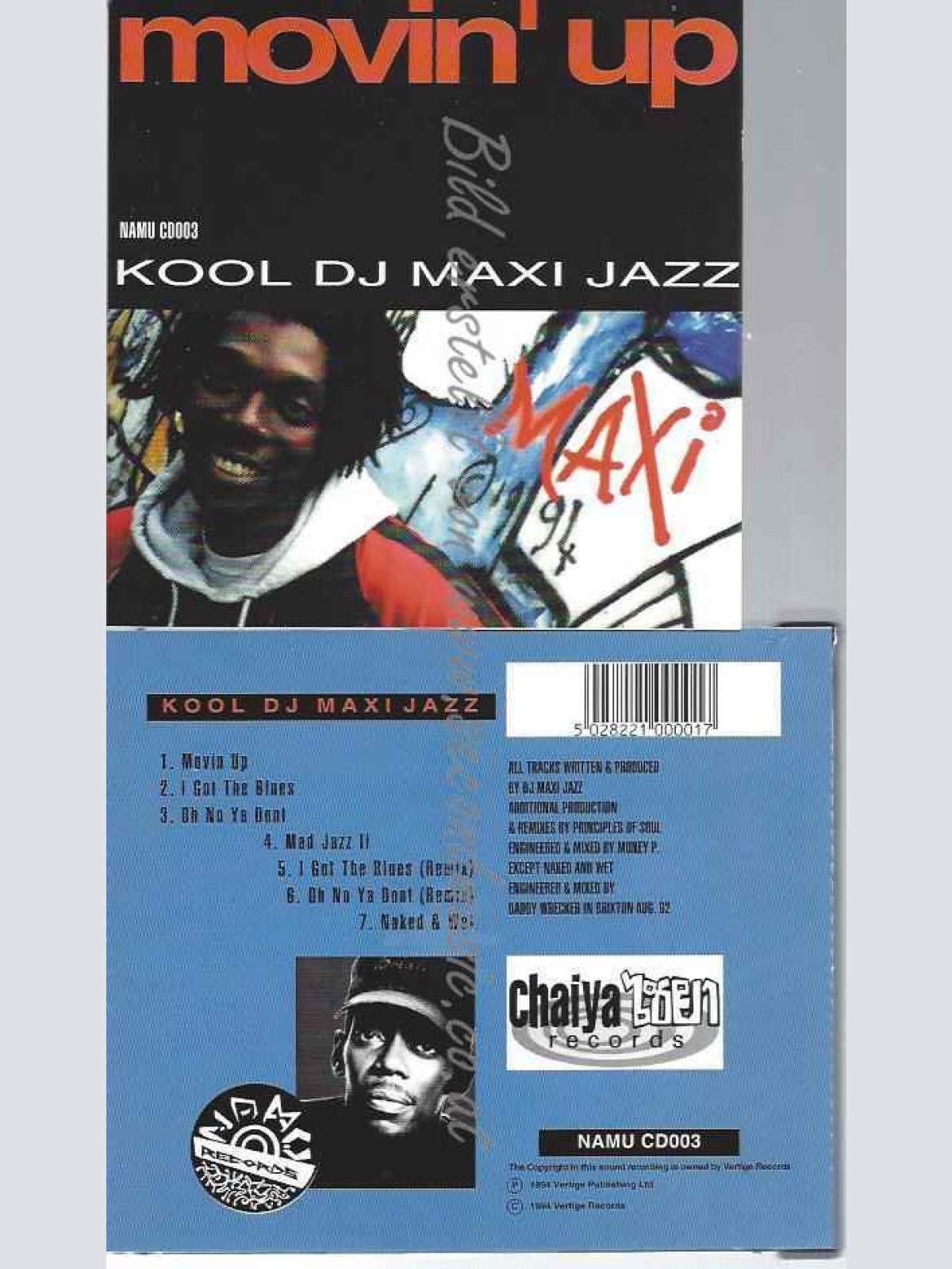 CD--KOOL DJ MAXI JAZZ--MOVIN UP