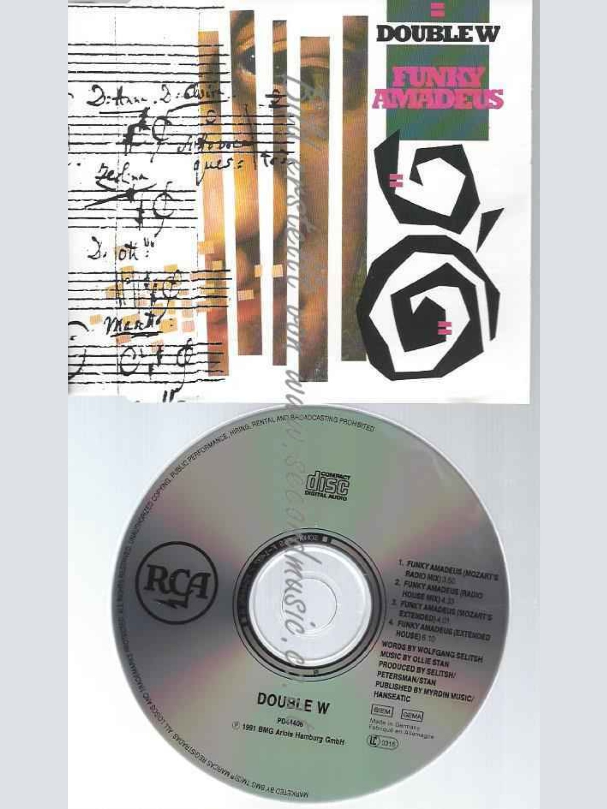 CD--DOUBLE W--FUNKY AMADEUS