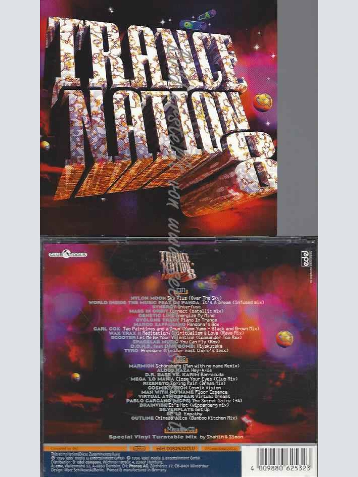 CD--VARIOUS--TRANCE NATION 8