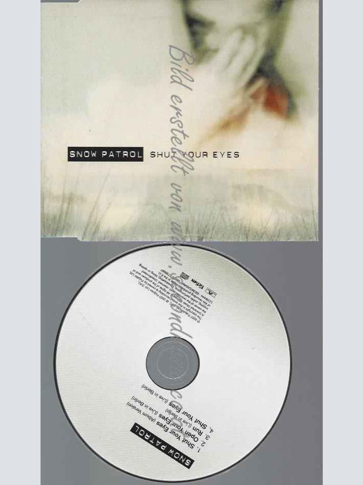 CD--SNOW PATROL--SHUT YOUR EYES