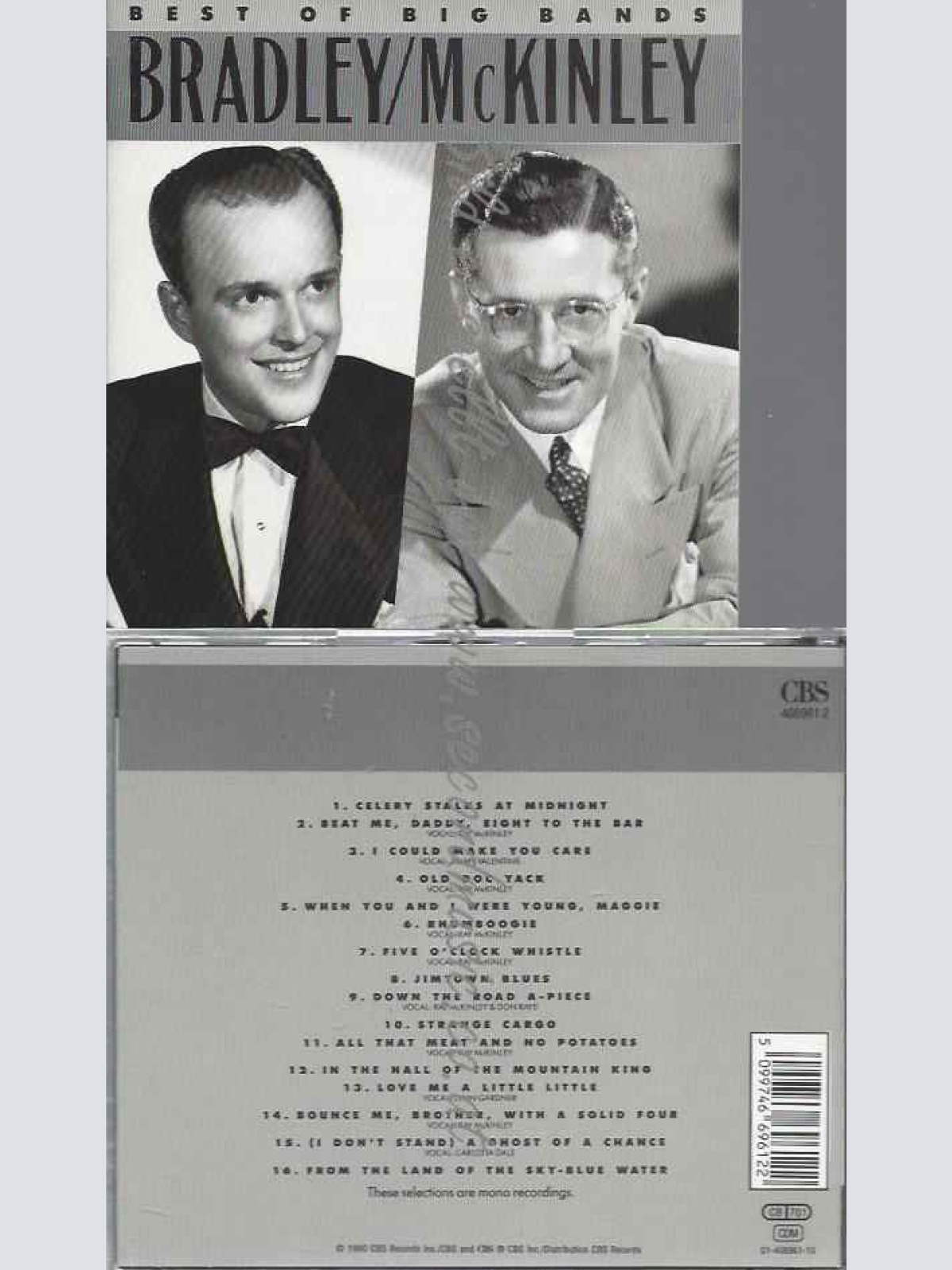 CD-- Bradley / Mc Kinley--THE BEST OF THE BIG BANDS