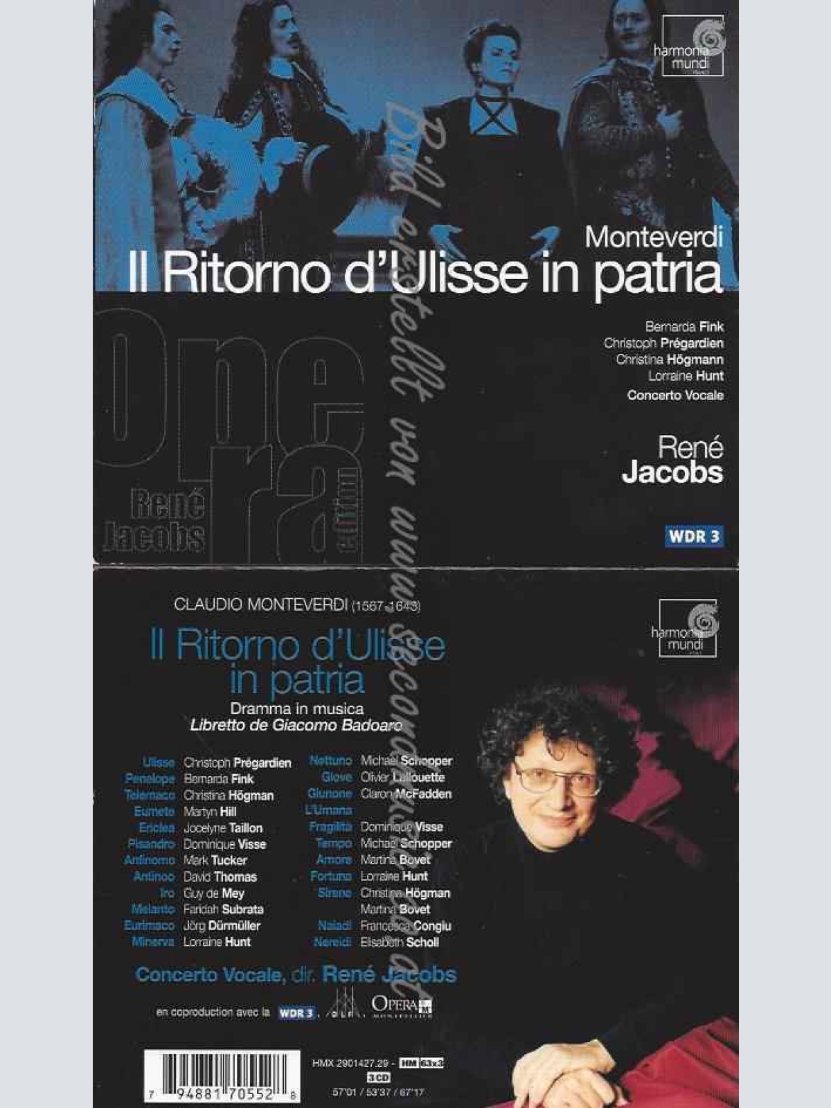 CD--JACOBS, FINK, ET AL.--IL RITORNO D'ULISSE IN PATRIA