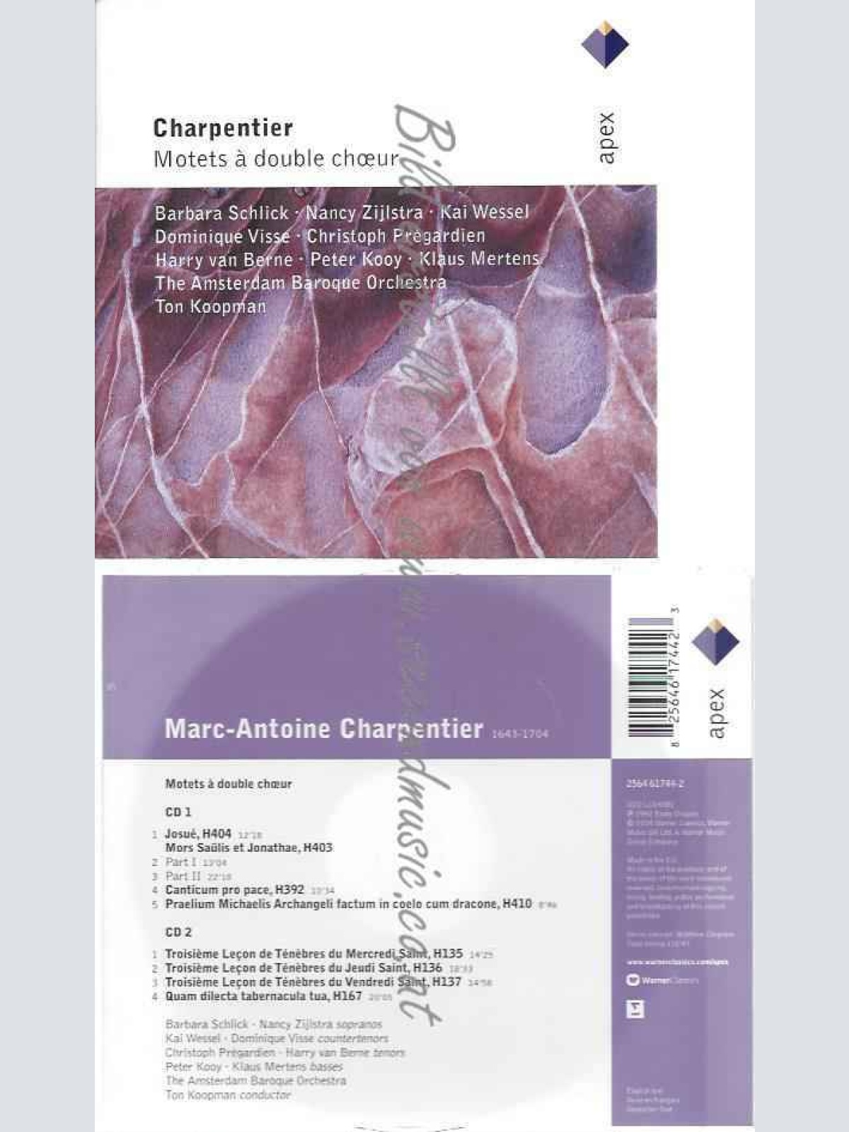 CD--KOOPMAN,TON, ABO, ET AL.--MOTETS A DOUBLE CHOEUR