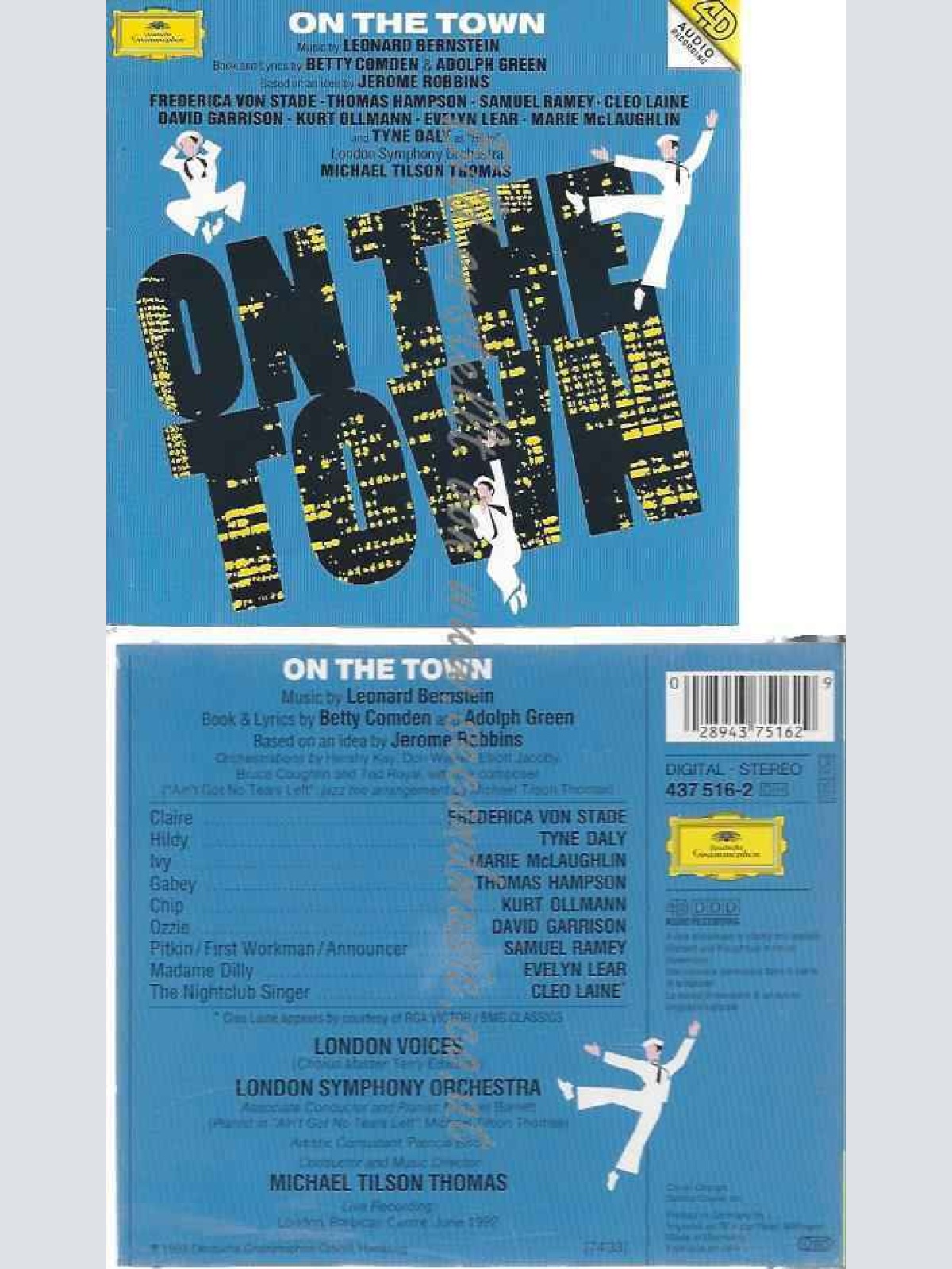 CD--THOMAS HAMPSON, FREDERICA / STADE, ET AL.--ON THE TOWN