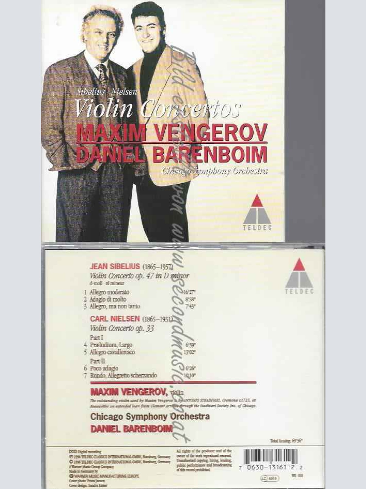 CD--NIELSEN: VIOLINKONZERT/ VENGEROV, SIBELIUS, ET AL.--SIBELIUS