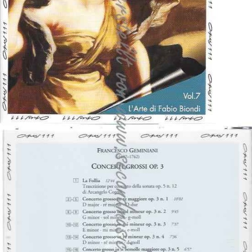 CD--EUROPA GALANTE, BIONDI, ET AL.--CONCERTI GROSSI