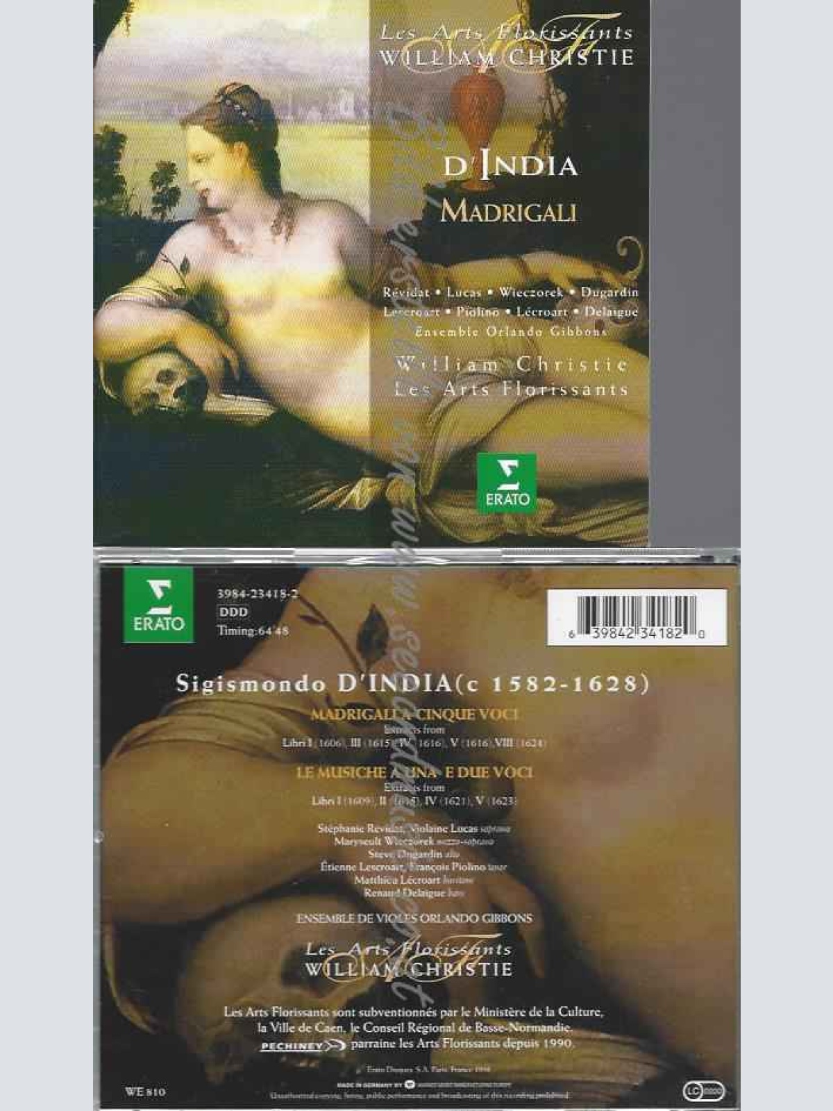 CD--CHRISTIE,WILLIAM, AFL, ET AL.--ITALIENISCHE MADRIGALE