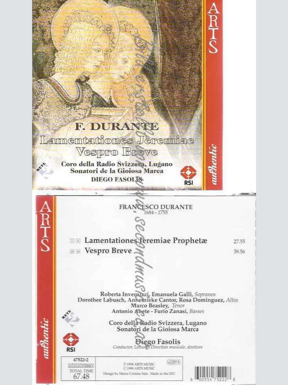 CD--BEASLEY,M., RADIO SVIZZERA CHOR, ET AL.--GEISTLICHE CHORMUSIK