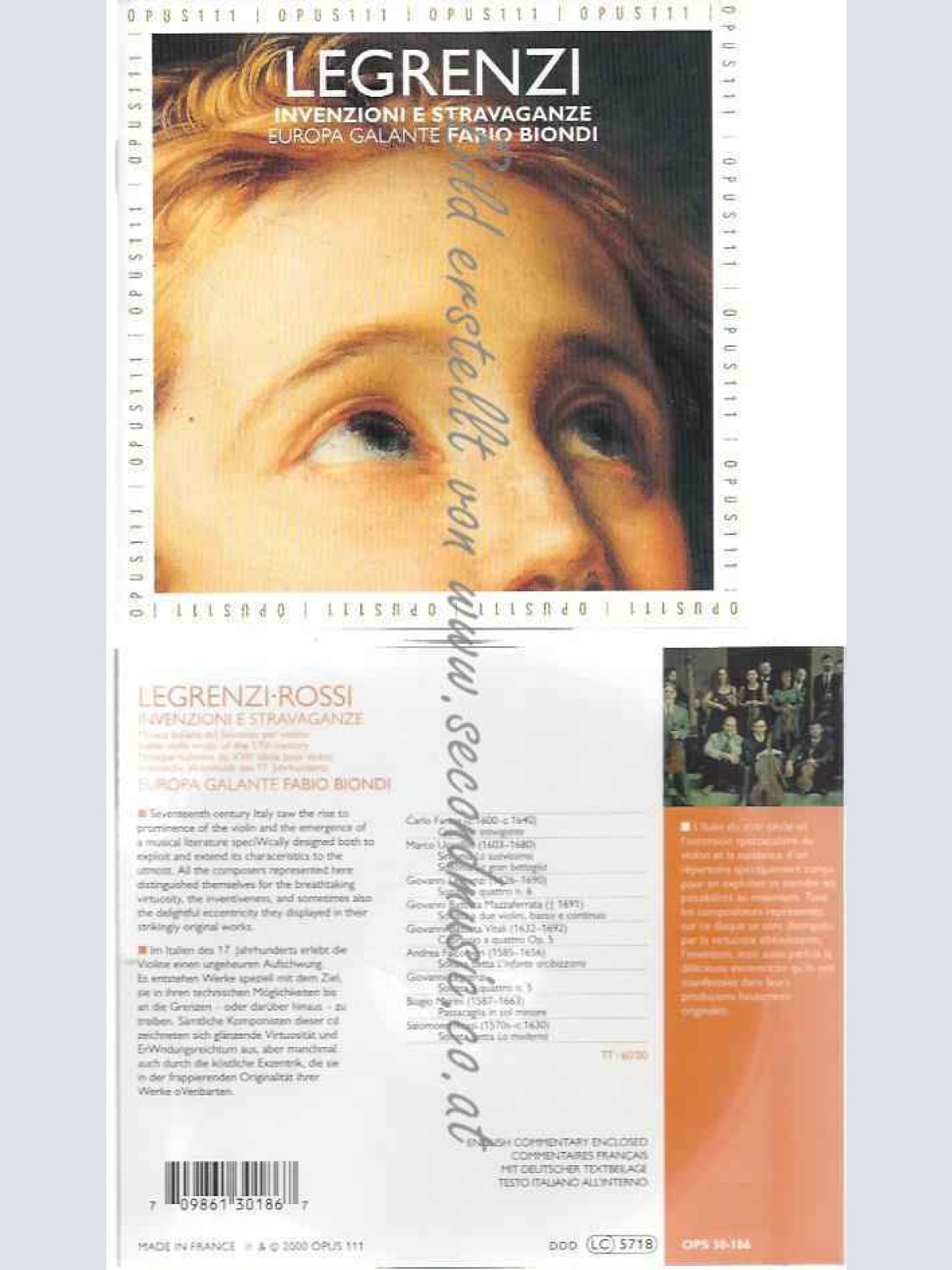 CD--EUROPA GALANTE, BIONDI, ET AL.--INVENZIONI E STRAVAGANZE