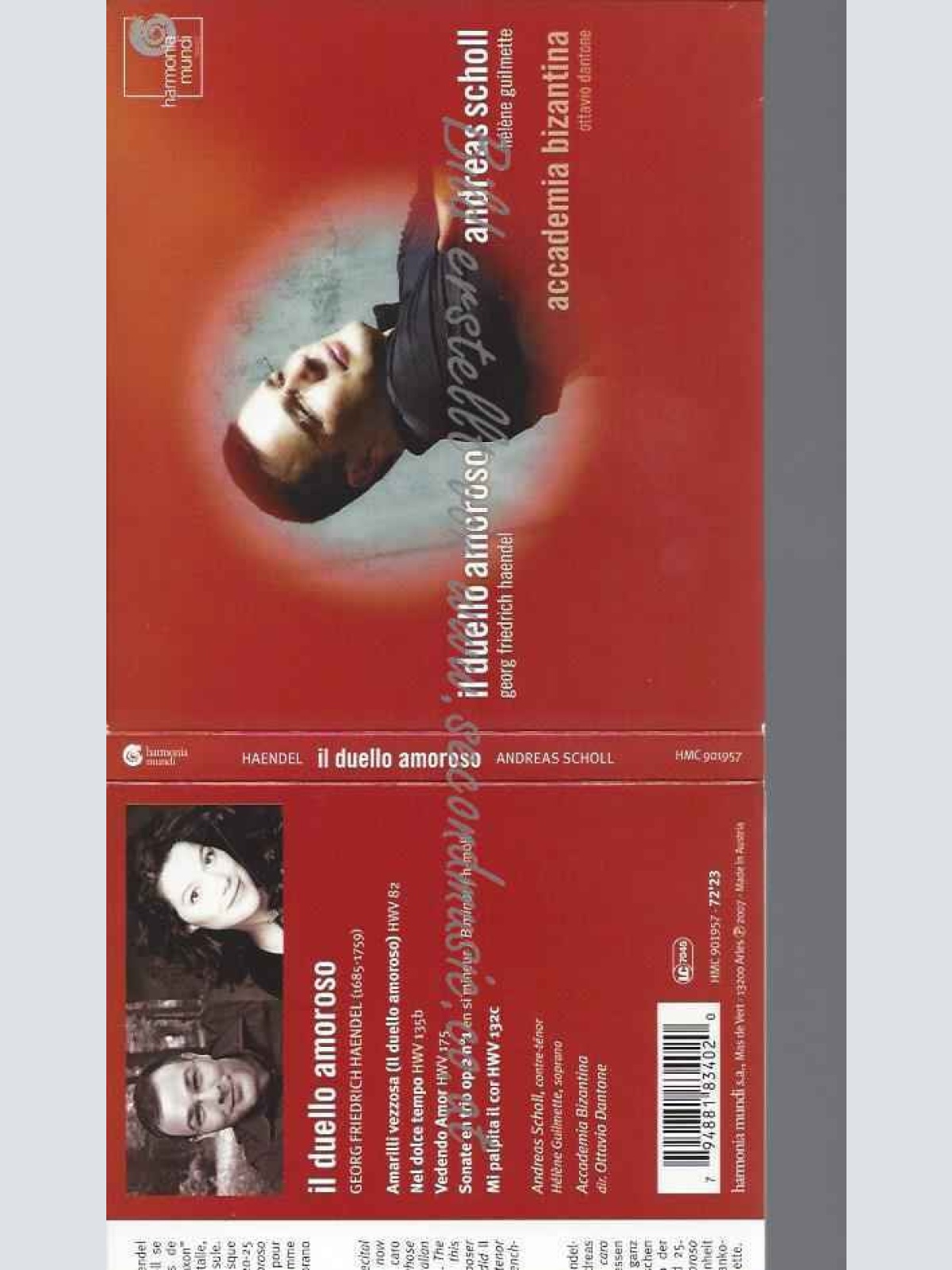 CD--SCHOLL,ANDREAS, ACCADEMIA BIZANTINA, ET AL.--IL DUELLO AMOROSO