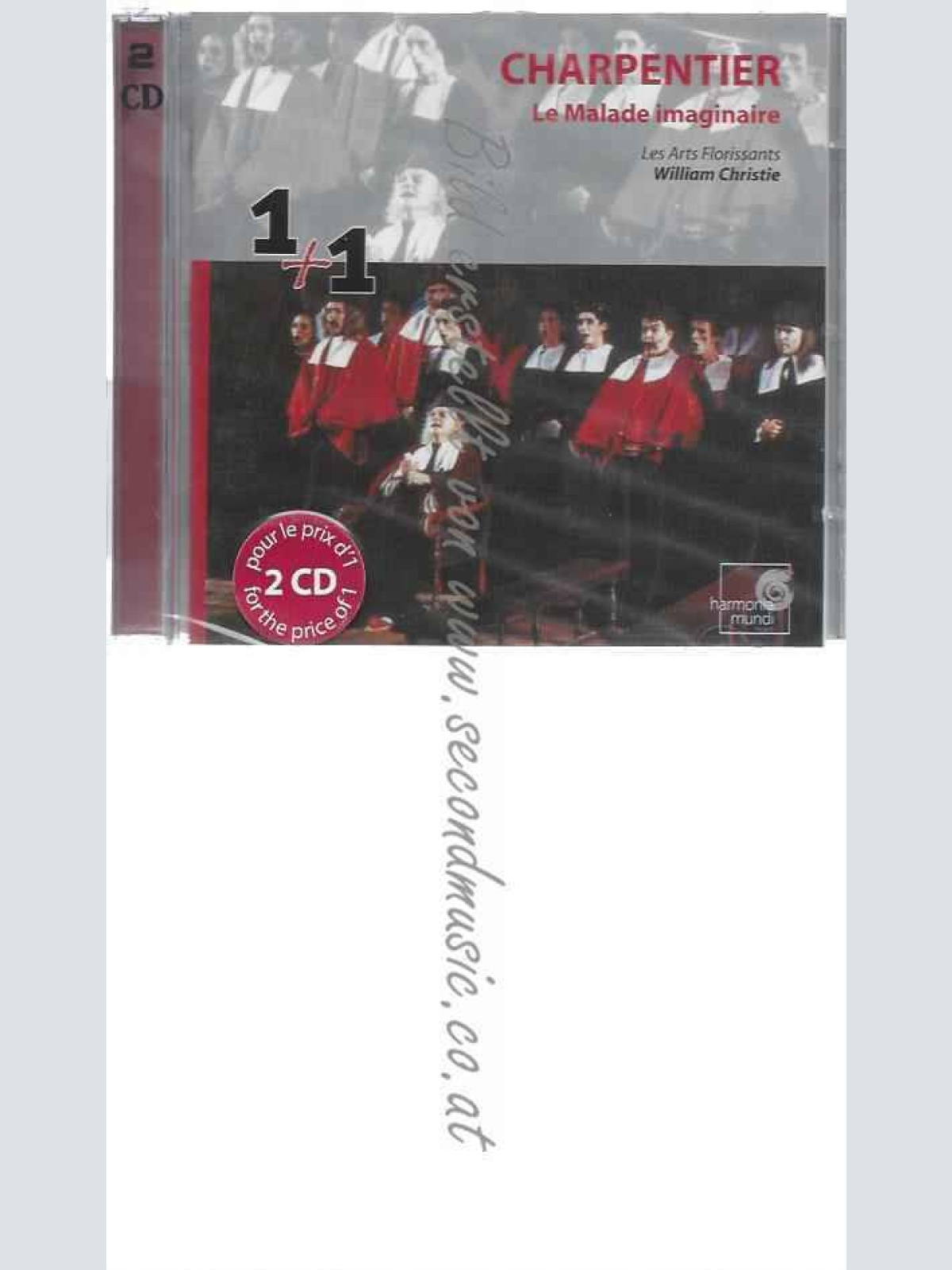 CD--LES ARTS FLORISSANTS, MARC ANTOINE CHARPENTIER,   - LE MALADE IMAGINAIRE