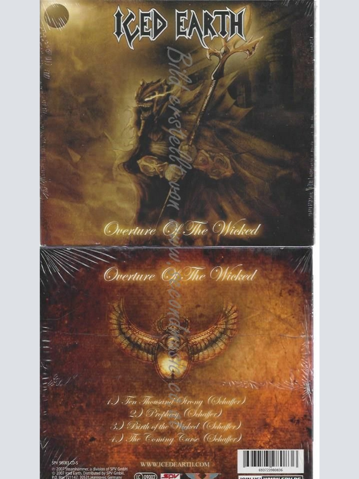 CD-- ICED EARTH--OVERTURE OF THE WICKED