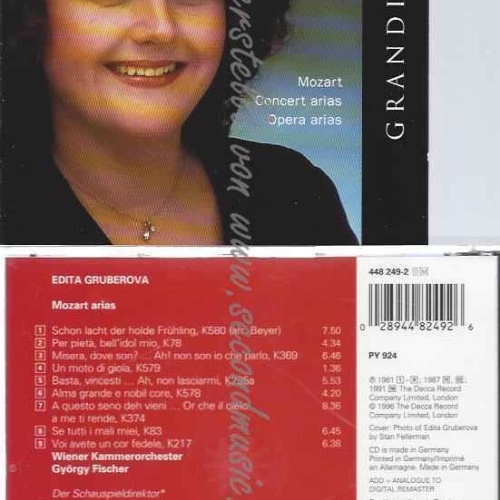 CD--GRUBEROVA, FISCHER, -GRANDI VOCI - STIMMEN DES JAHRHUNDERTS -