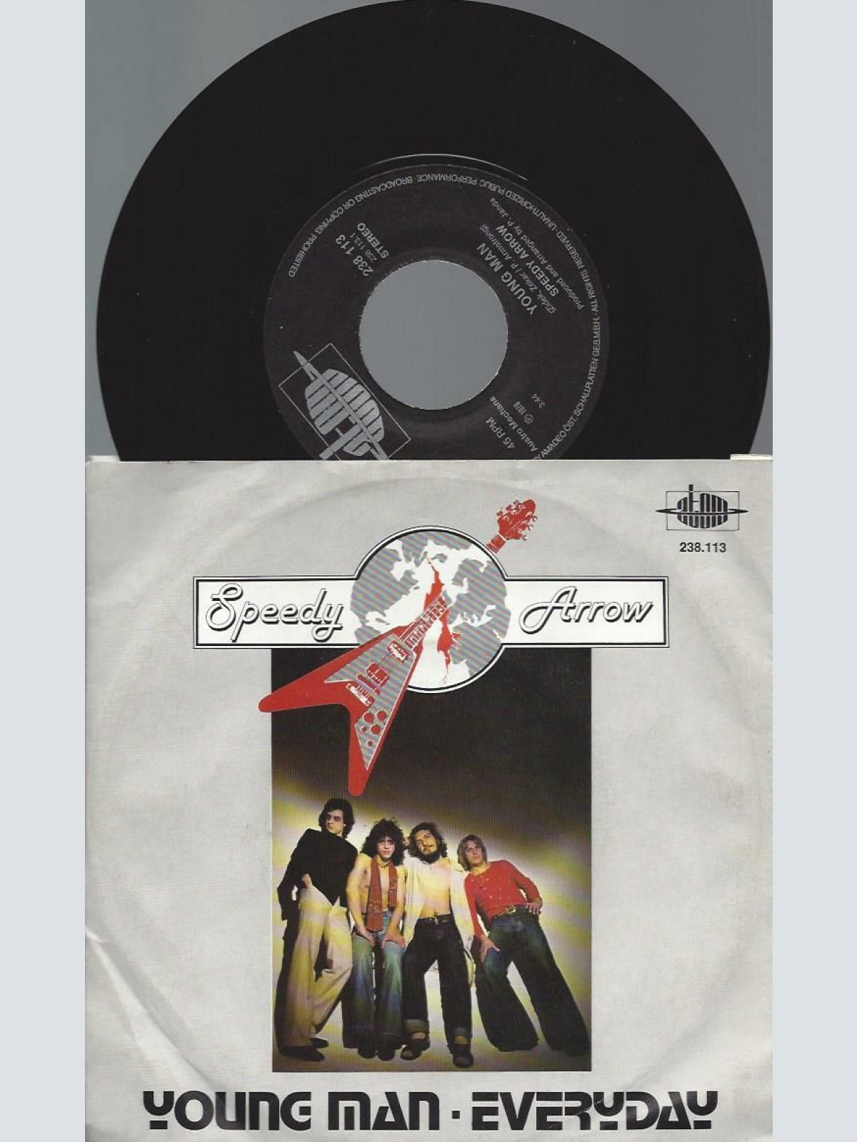 7"   Speedy Arrow  Young Man  // Atom