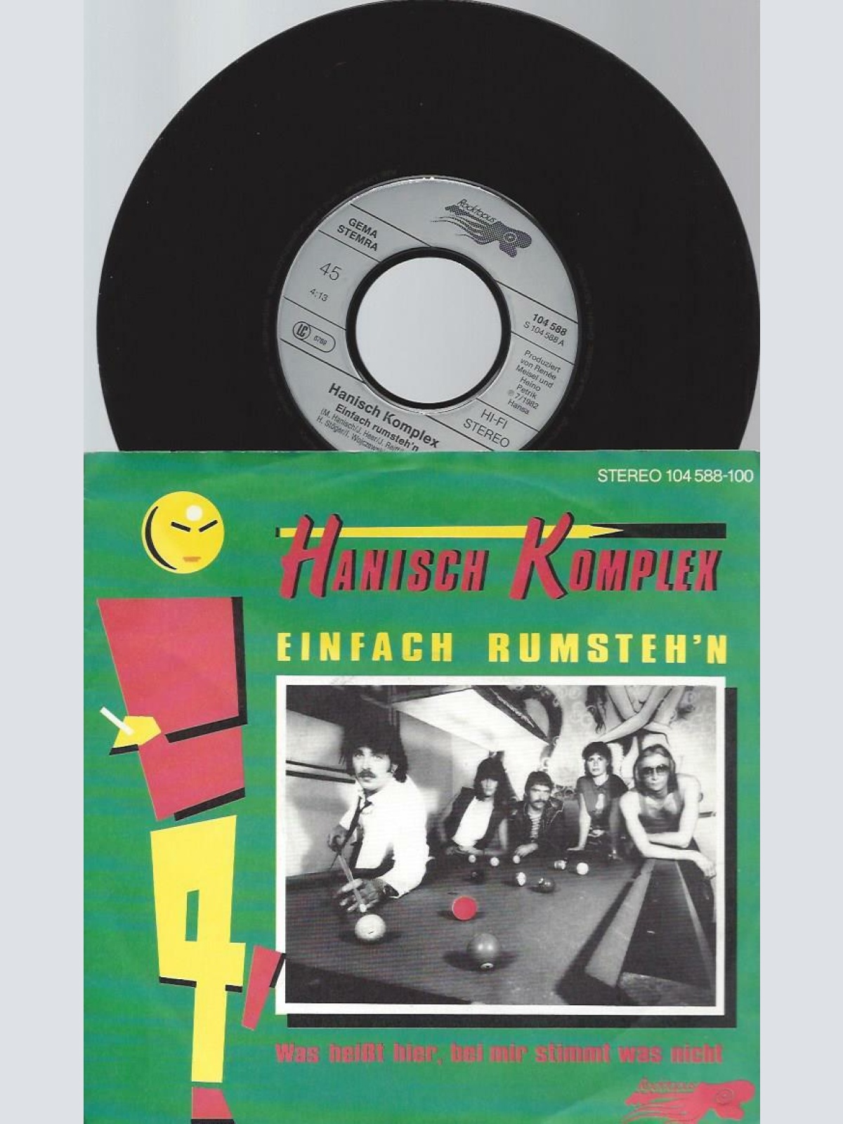 7"  Hanisch Komplex – Einfach Rumsteh'n