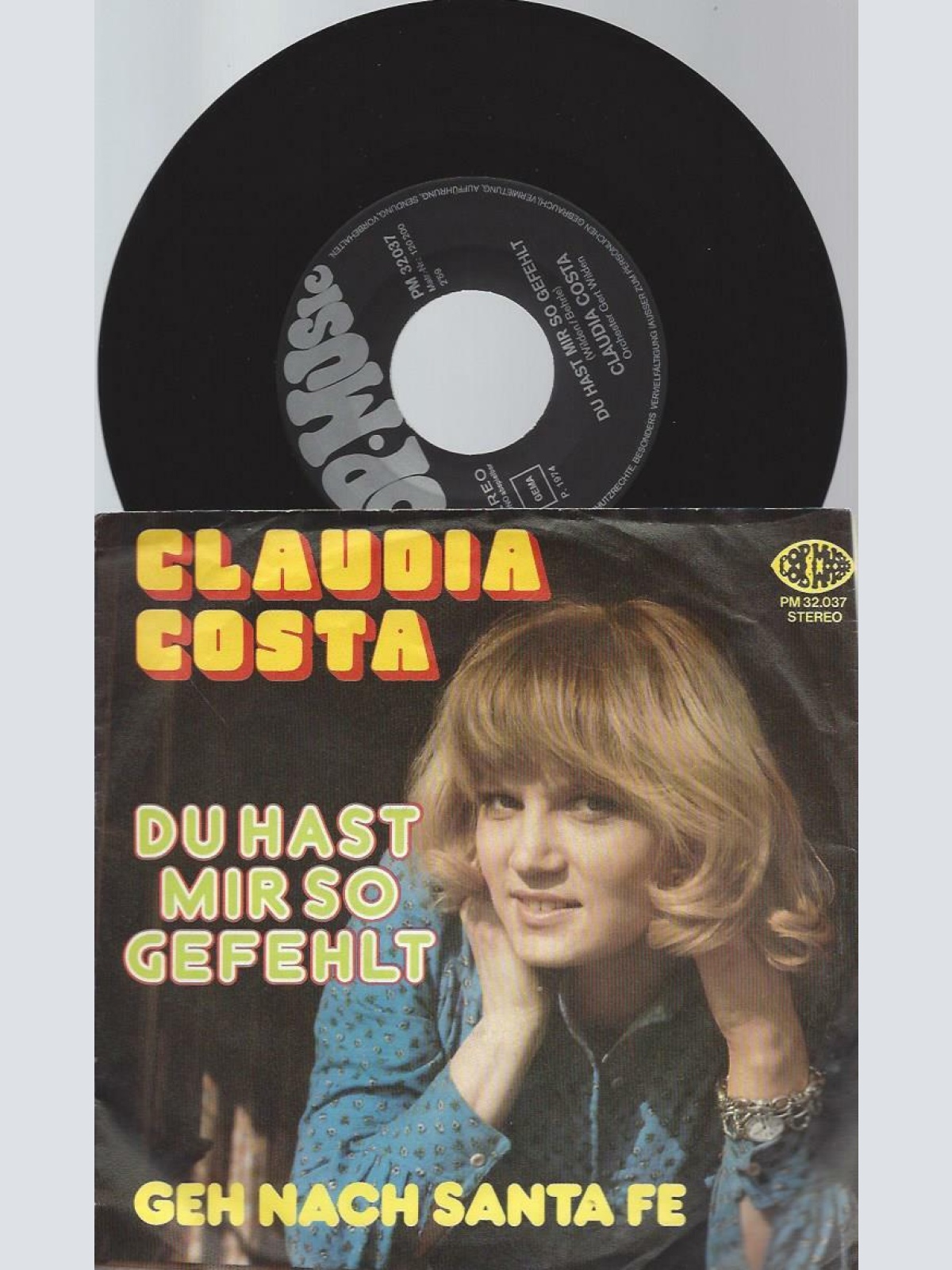 7"    Claudia Costa  Du Hast Mir So Gefehlt