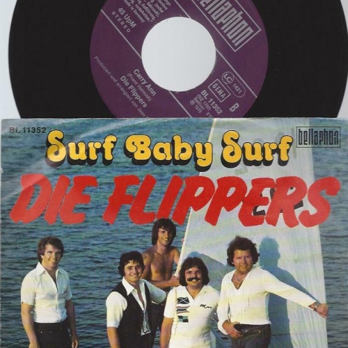 7"   Die Flippers  Surf Baby Surf