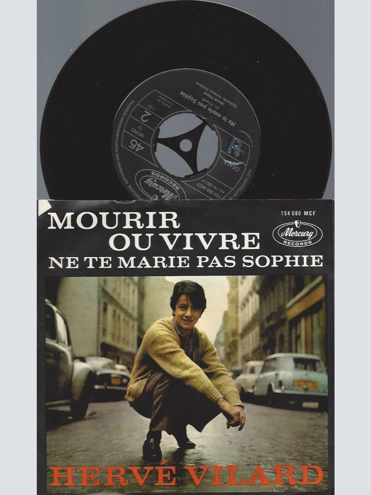 7"  Hervé Vilard  Mourir Ou Vivre
