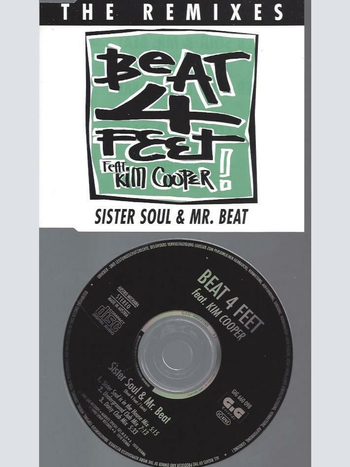 CD-  Beat 4 Feet Feat. Kim Cooper – Sister Soul & Mr. Beat